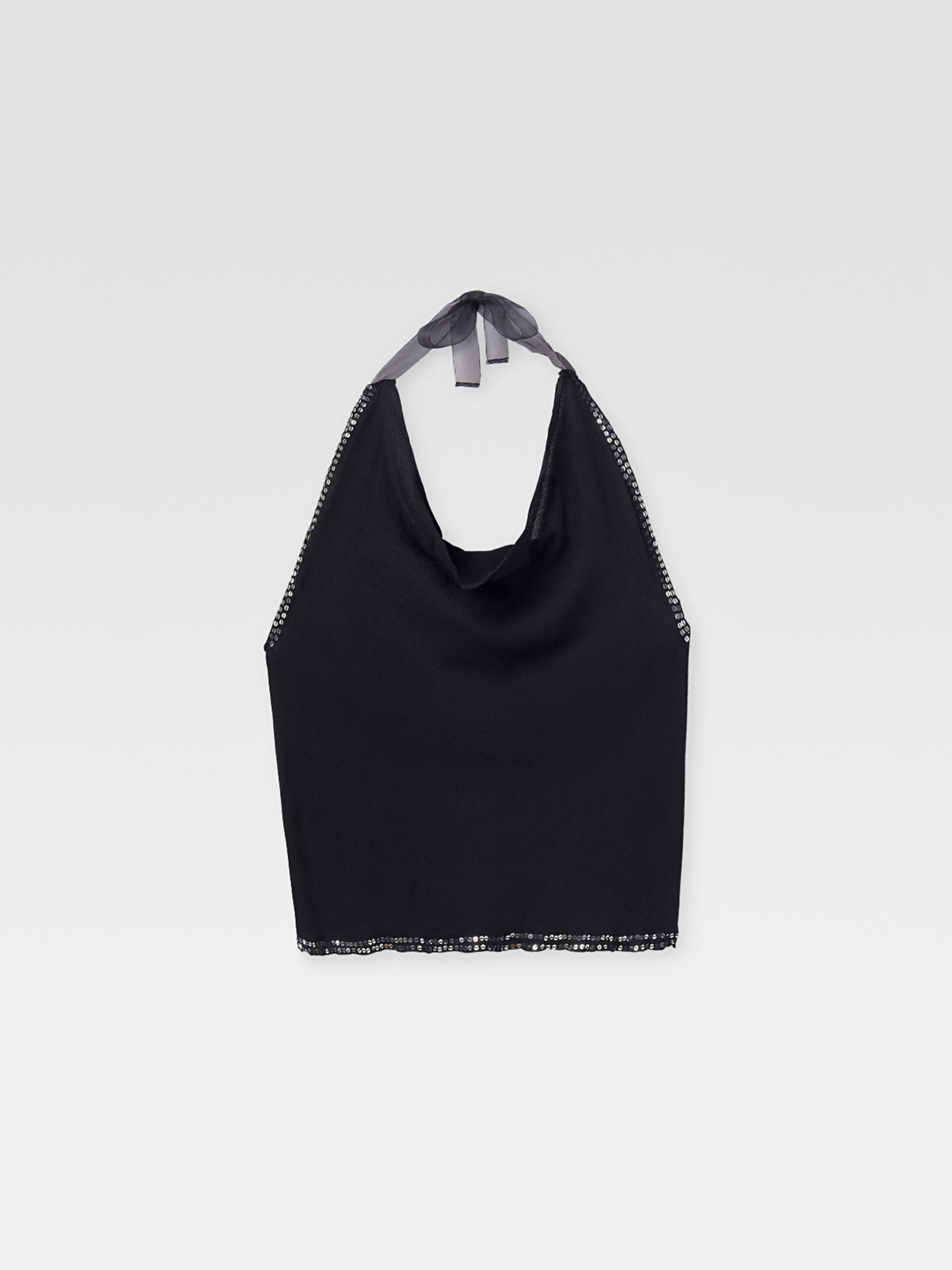 トップス gimaguas black Cala tops Cala Top Black - Halter - Gimaguas