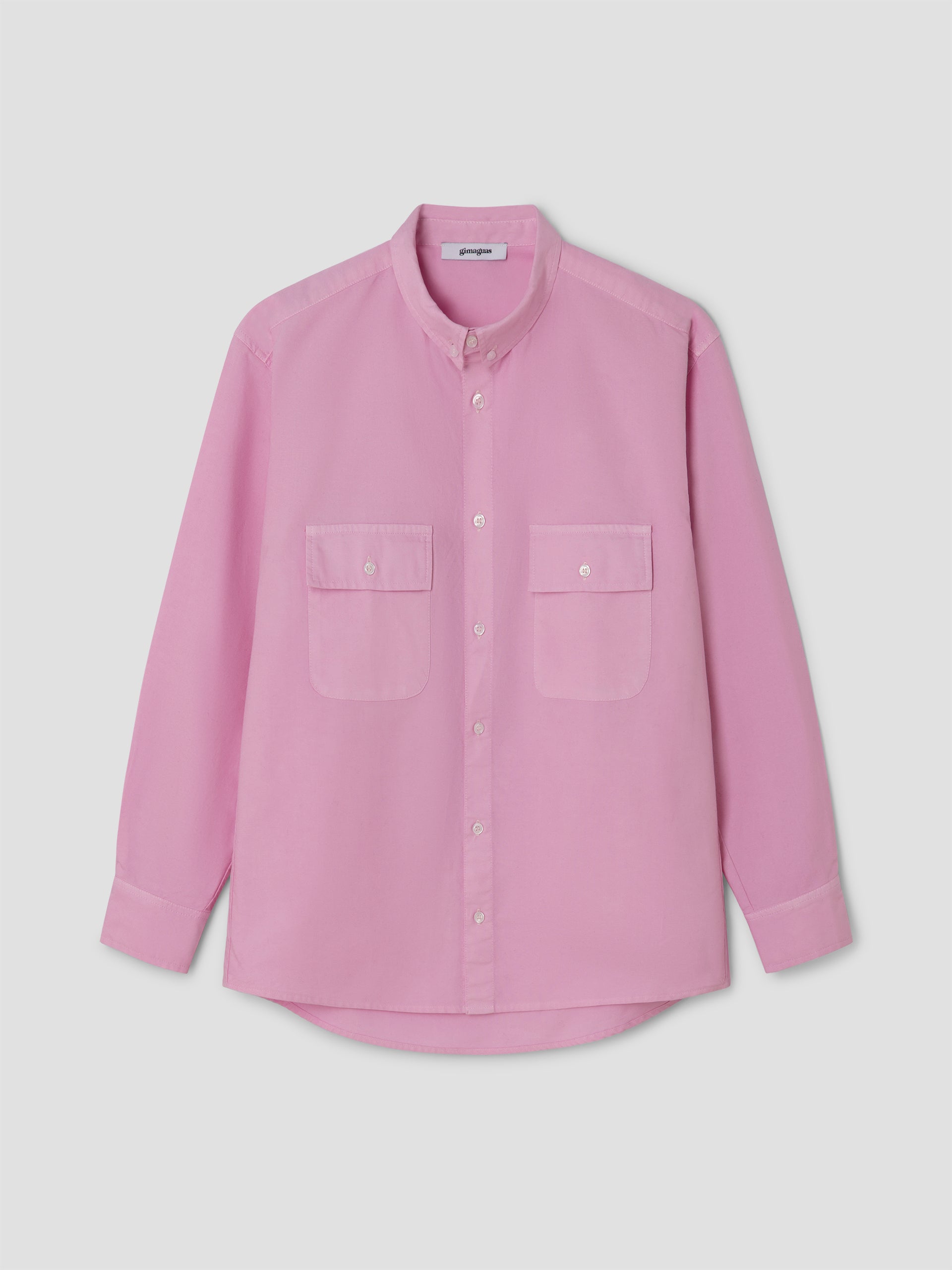 gimaguas シャツ Unisex pink oversized long-sleeve shirt – Gimaguas