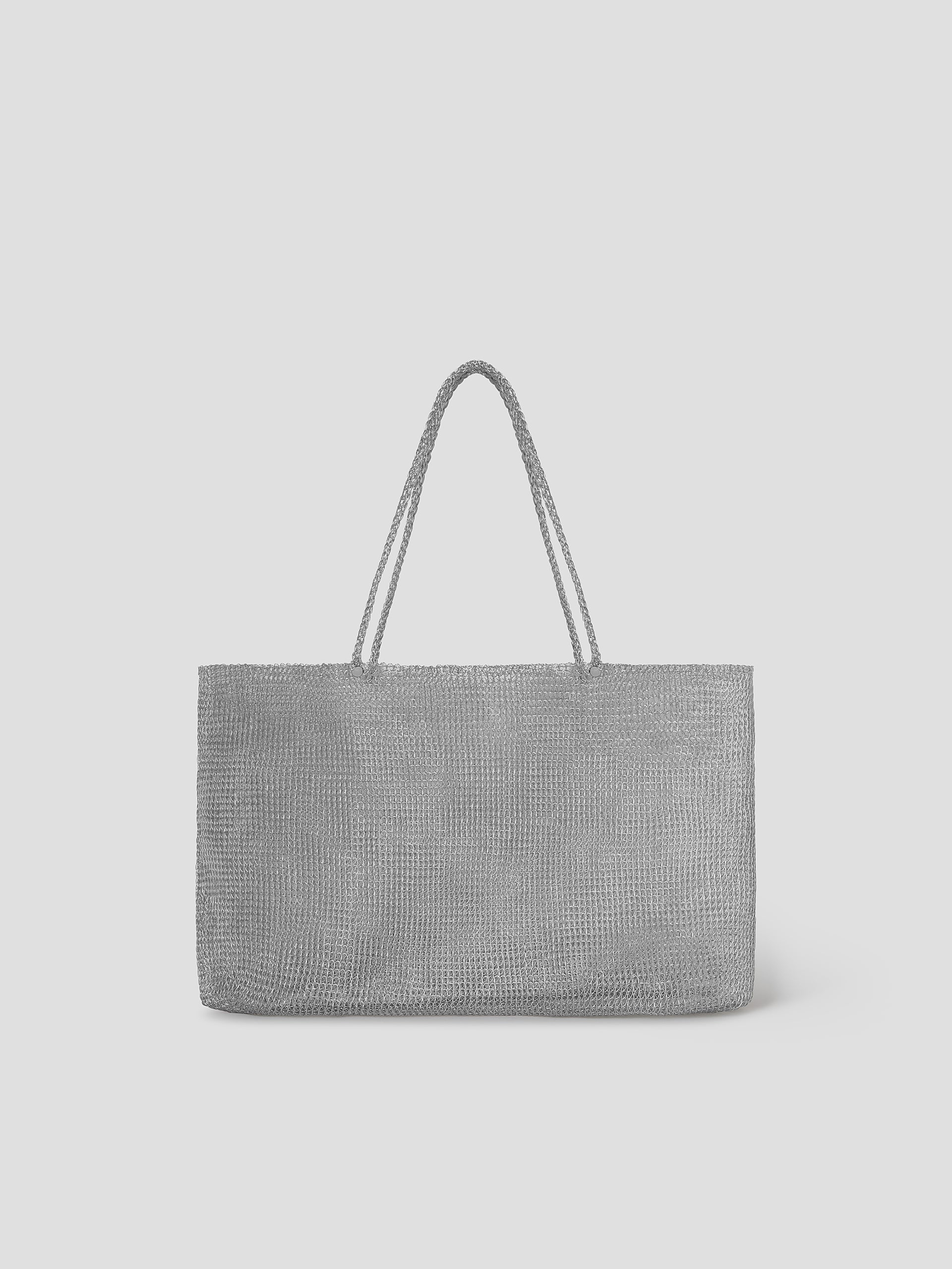 Silver Metal Maxi Bag | Matching Handles – Gimaguas