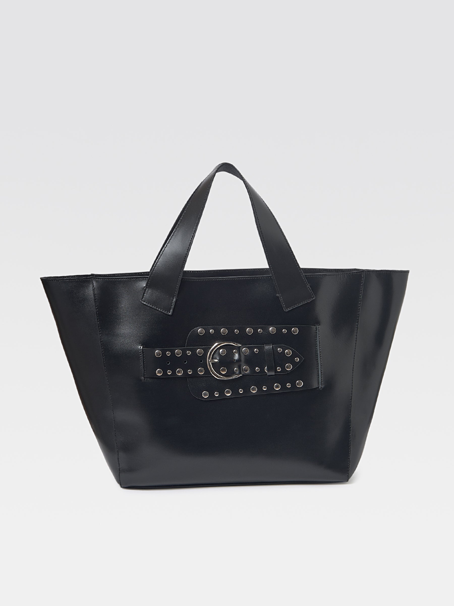 Maxi Casilda Bag Black - Leather - Gimaguas