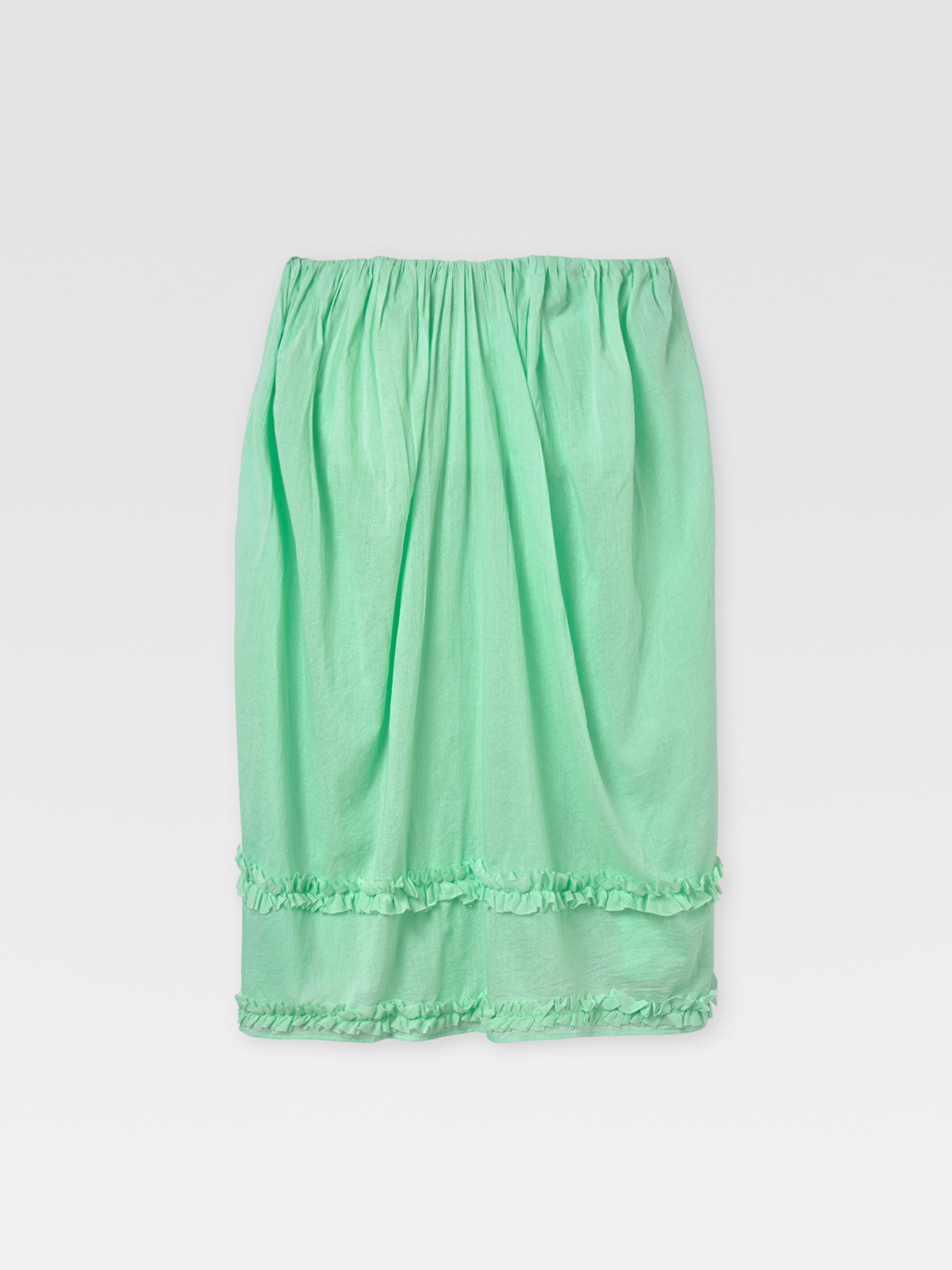 Bell Mini Dress Green - Bandeau
