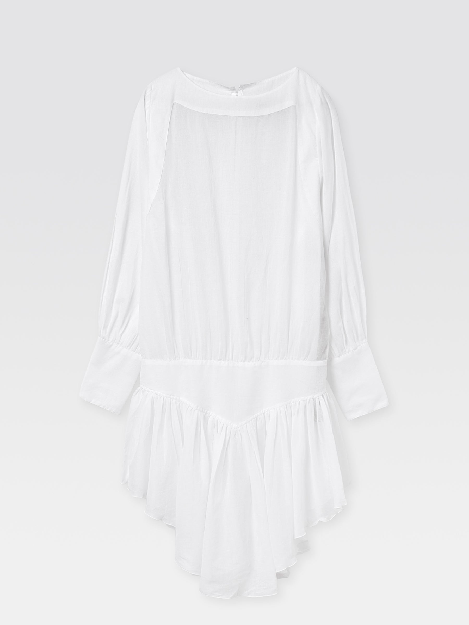 gimaguas kite mini dress Kite Mini Dress White - Long sleeves