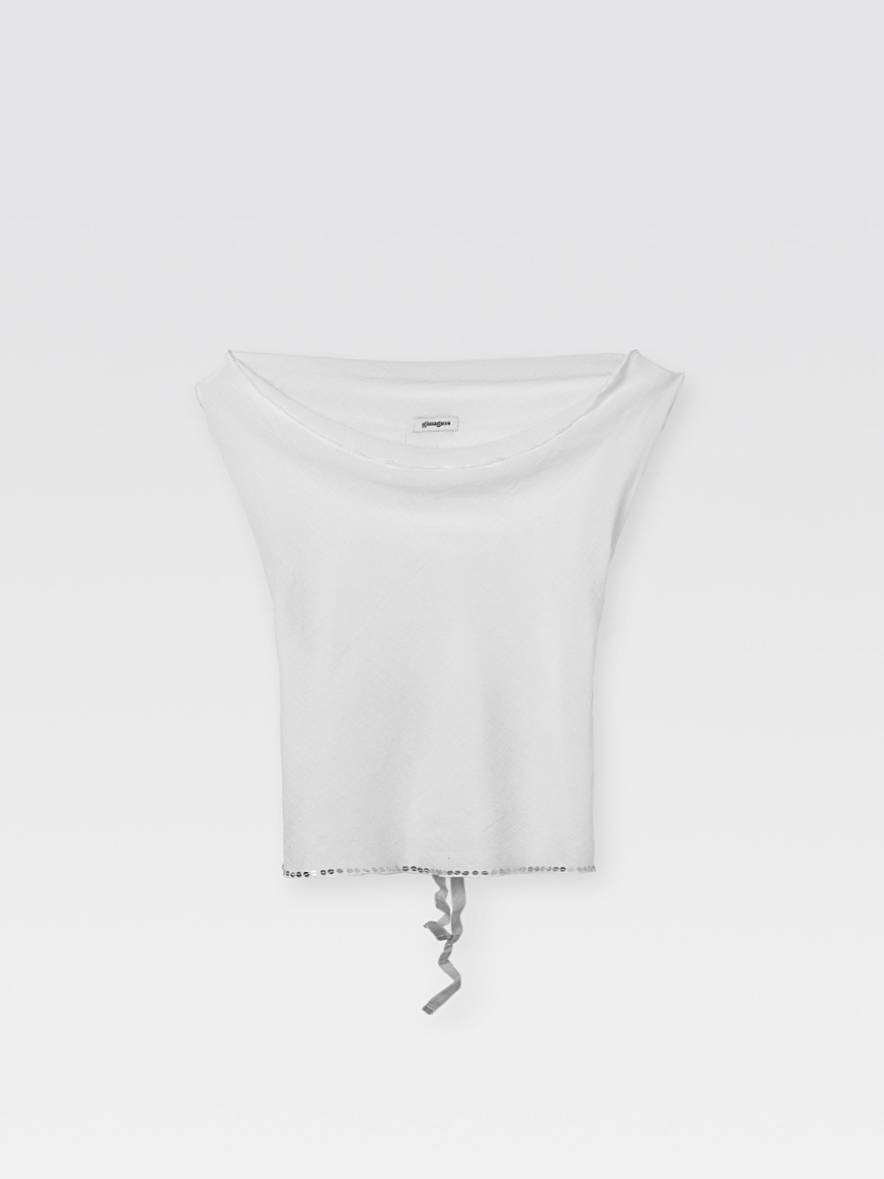 Cala Top Sequins White – Gimaguas