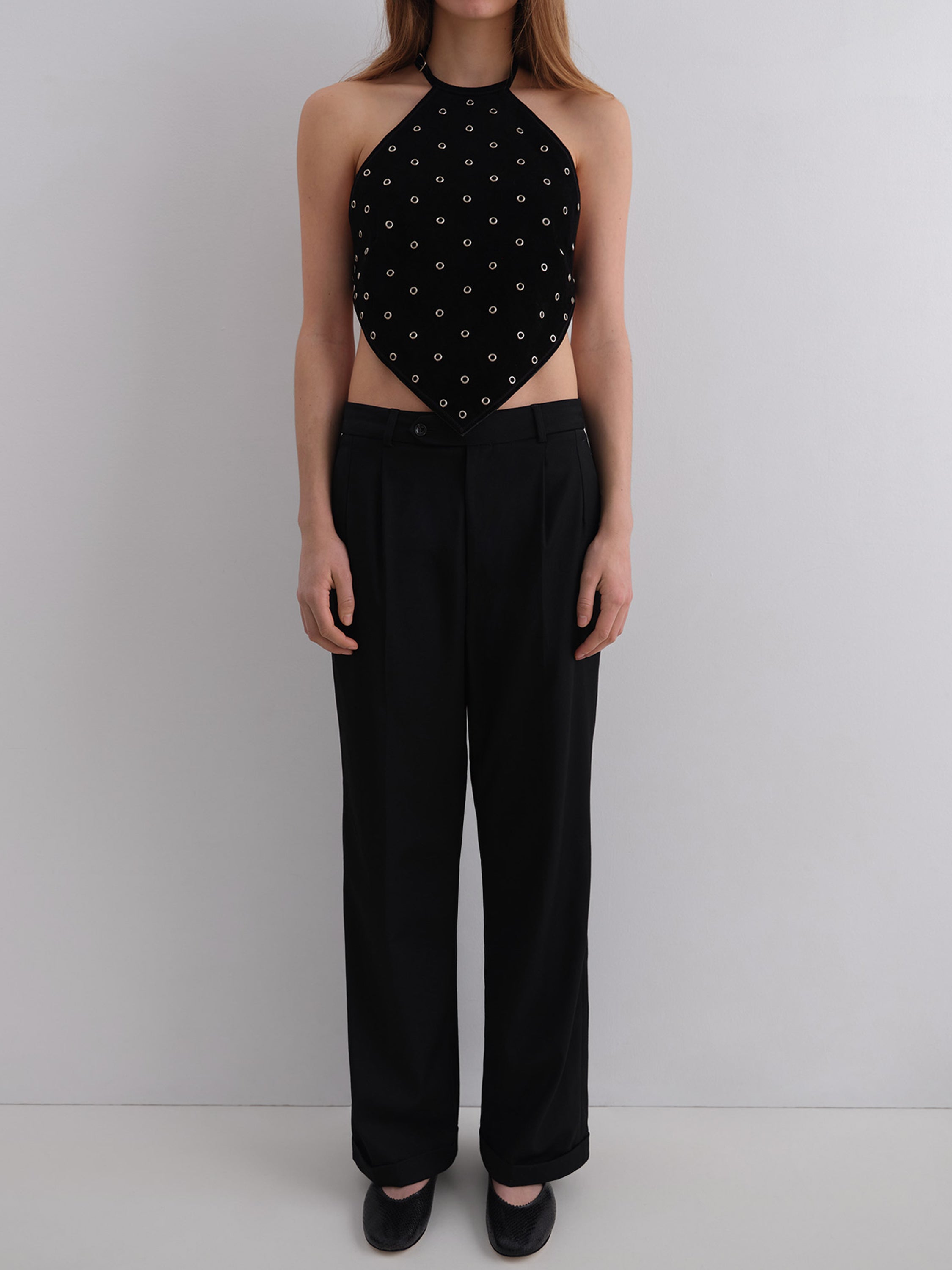 Eyelets Top Black - Leather - Gimaguas