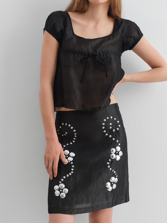 Claude Studs Skirt