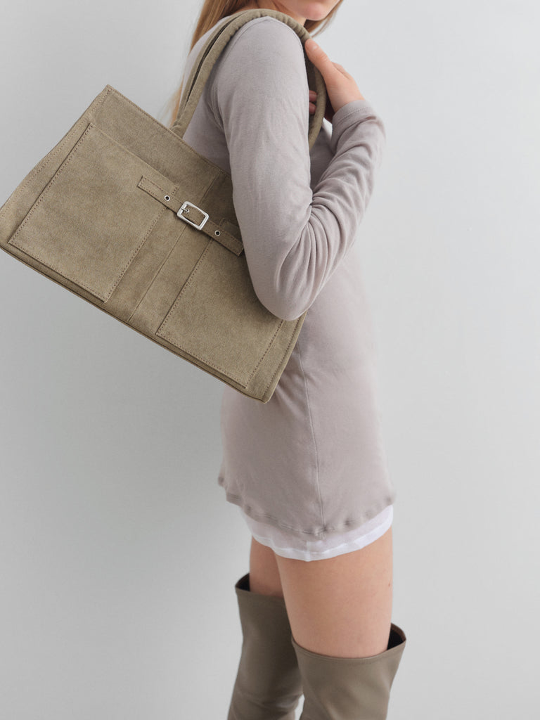 Faded grey cotton mini dress for women with sheer finish Gimaguas Faded grey cotton mini dress for women with sheer finish Gimaguas