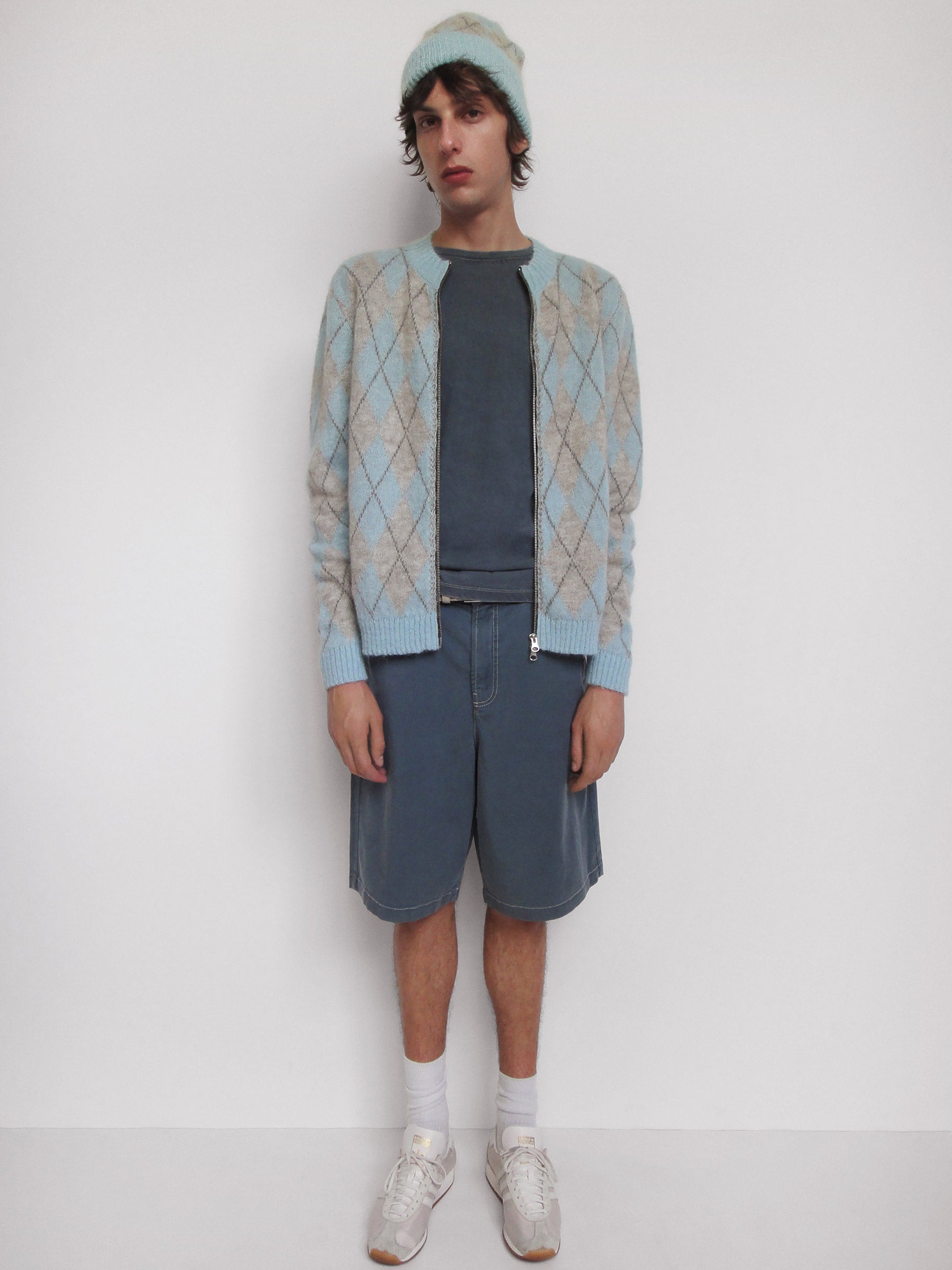 Alice Zip UP Jacket Blue Beige – Gimaguas