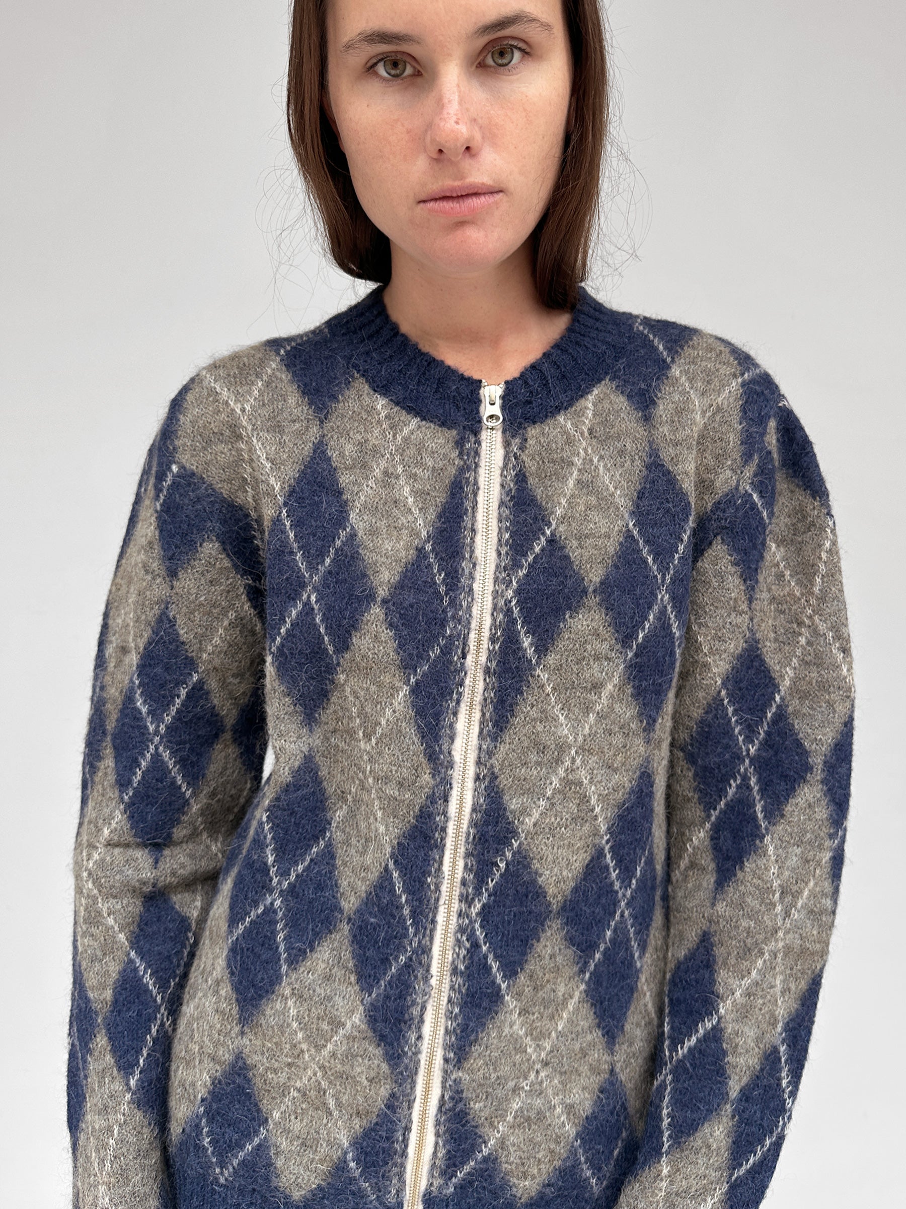 Alice Zip UP Jacket Navy and Grey – Gimaguas