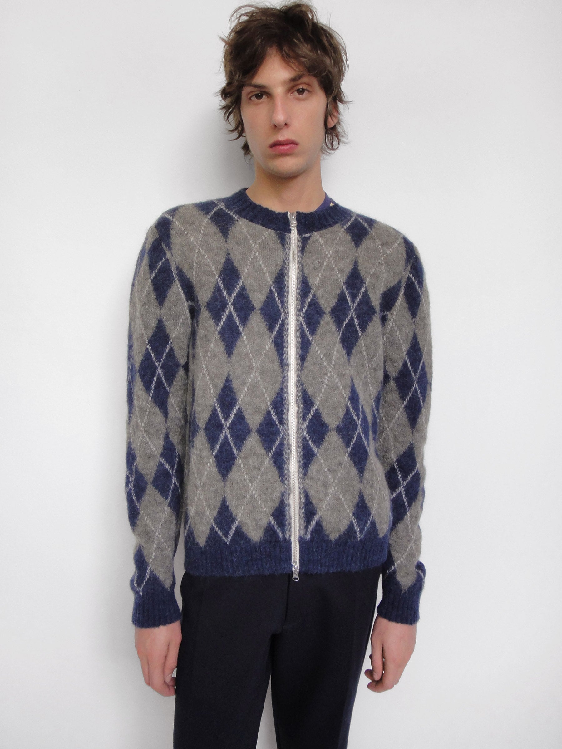 Alice Zip UP Jacket Navy and Grey – Gimaguas