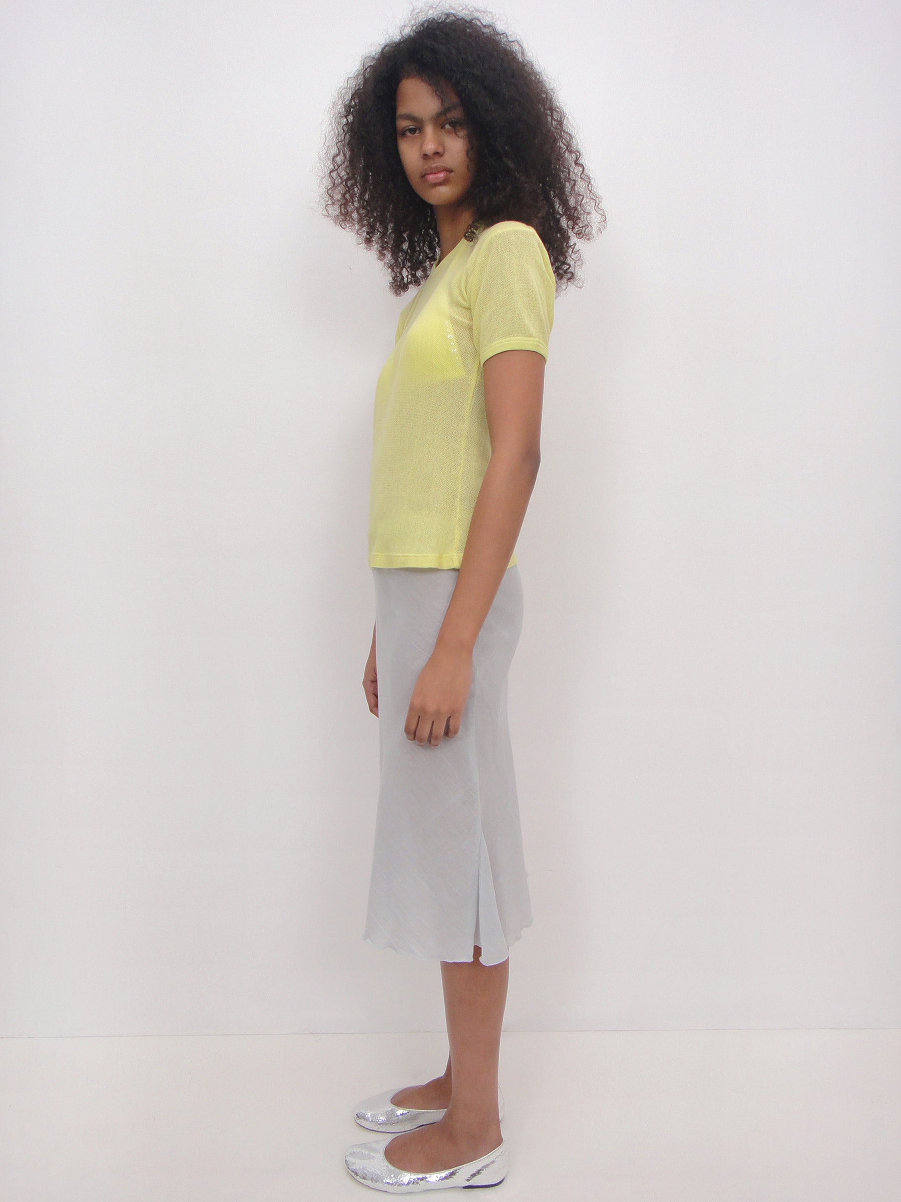 Cala Midi Skirt Light Grey - Bottom - Gimaguas