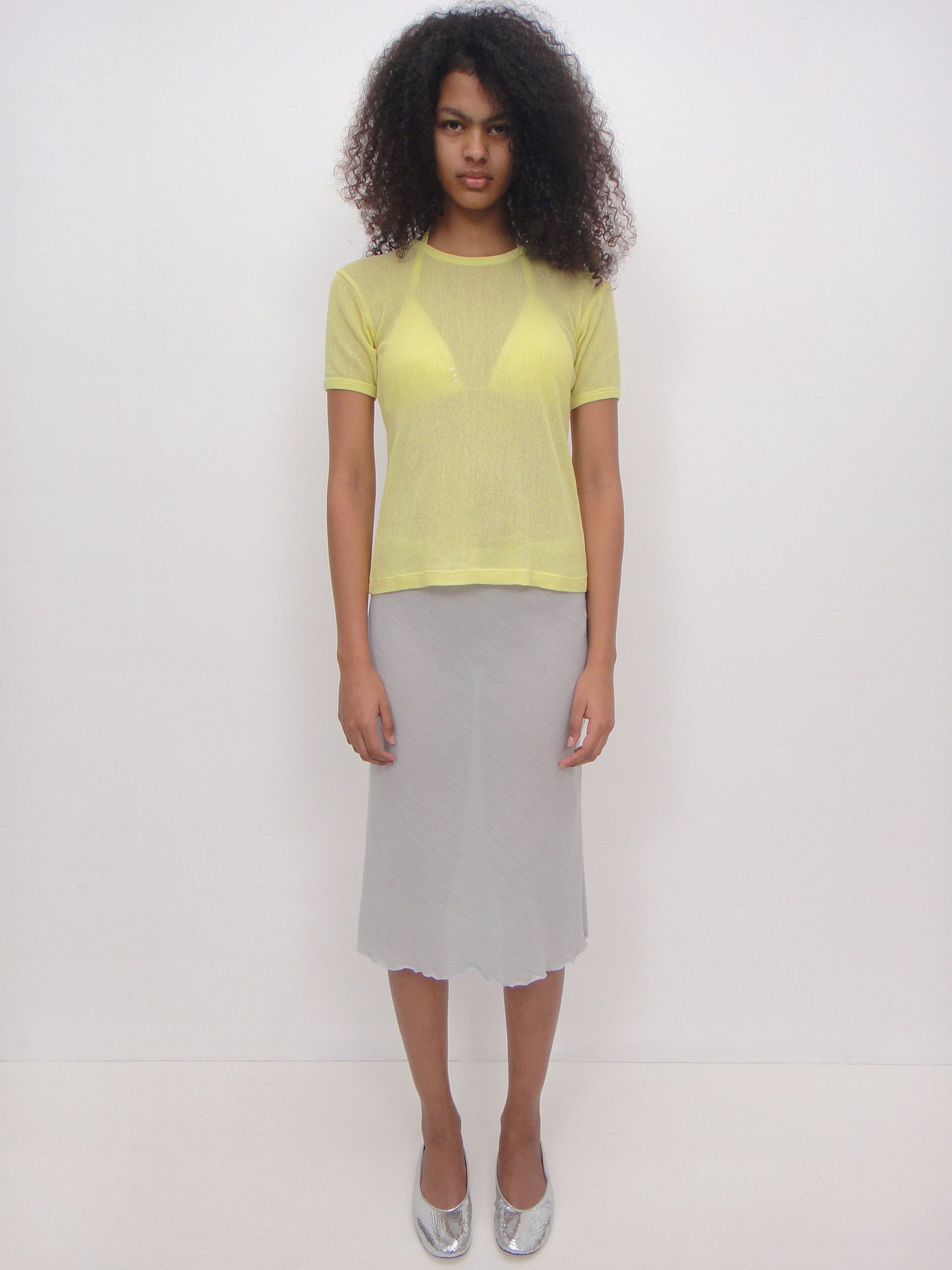 Cala Midi Skirt Light Grey - Bottom - Gimaguas