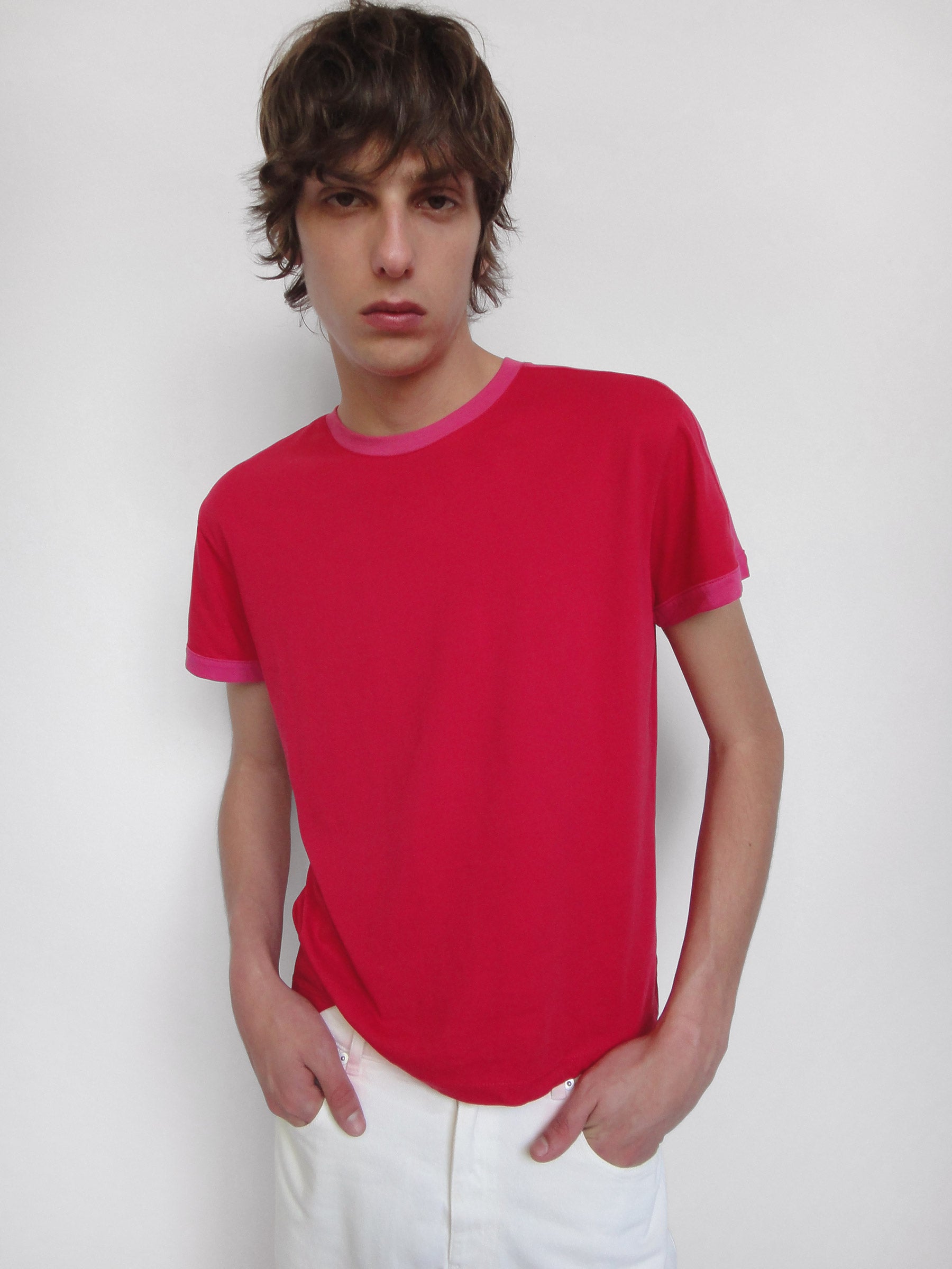 Diego T-Shirt Red Pink - Top - Gimaguas
