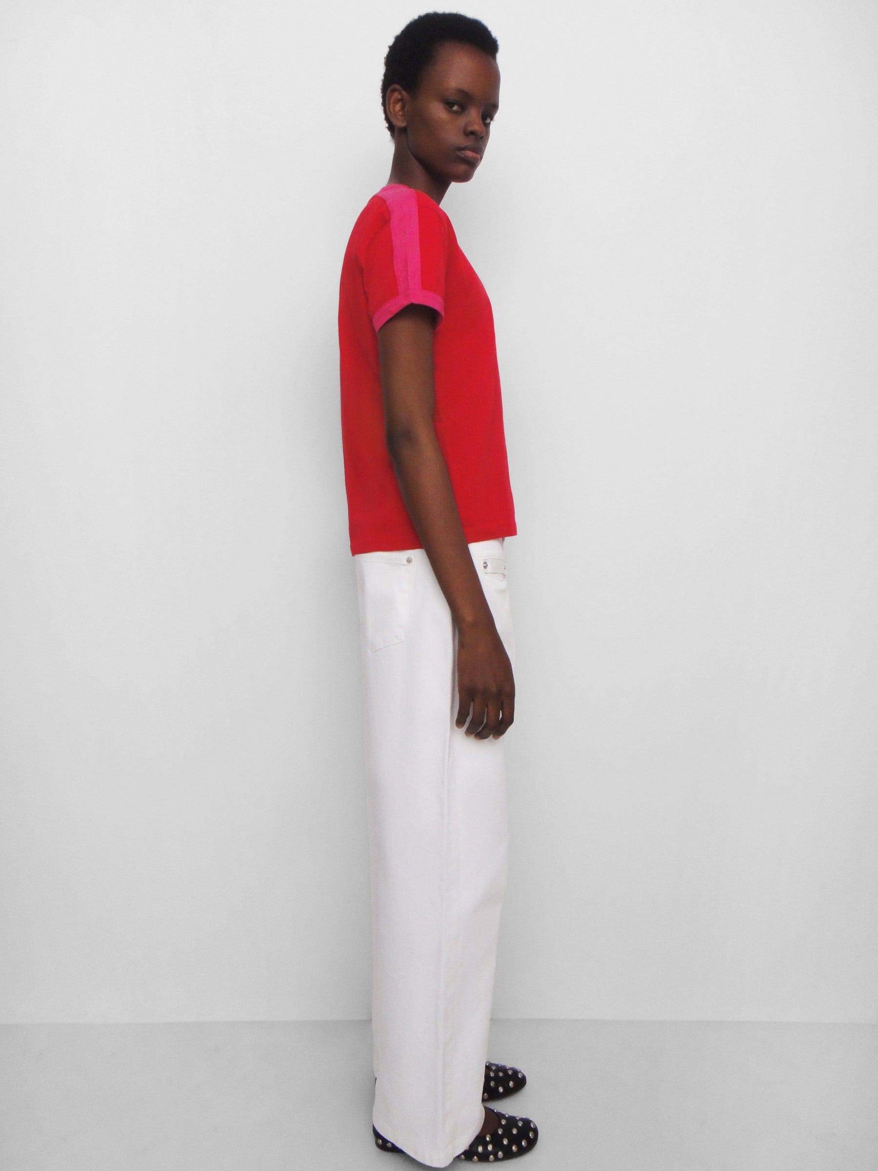 Diego T-Shirt Red Pink - Top - Gimaguas