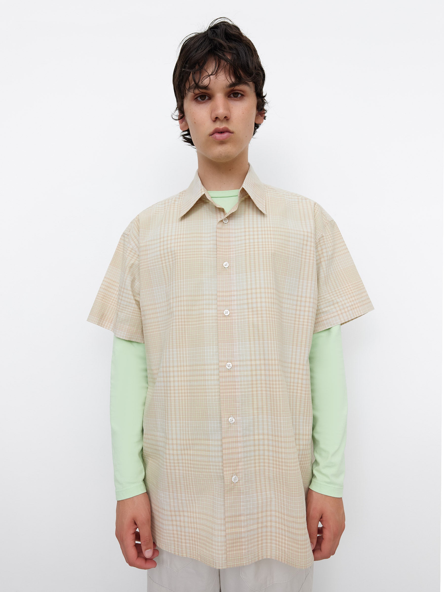 Jake Short Sleeve Shirt Brown - Bottoms - Gimaguas