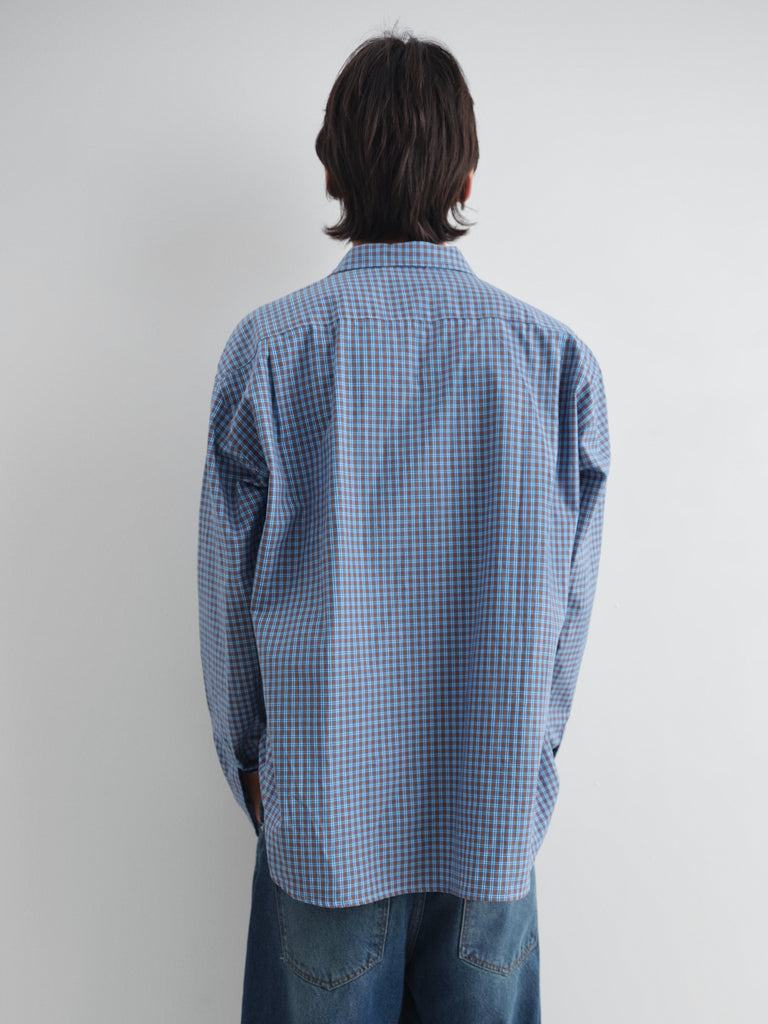 blue checkered dress shirt Check | Custom Tailored Shirts for Men: Buy Blue Check Dress Shirt Online Slim / XXL The Leeward is a lightweight Blue checkered shirt with front