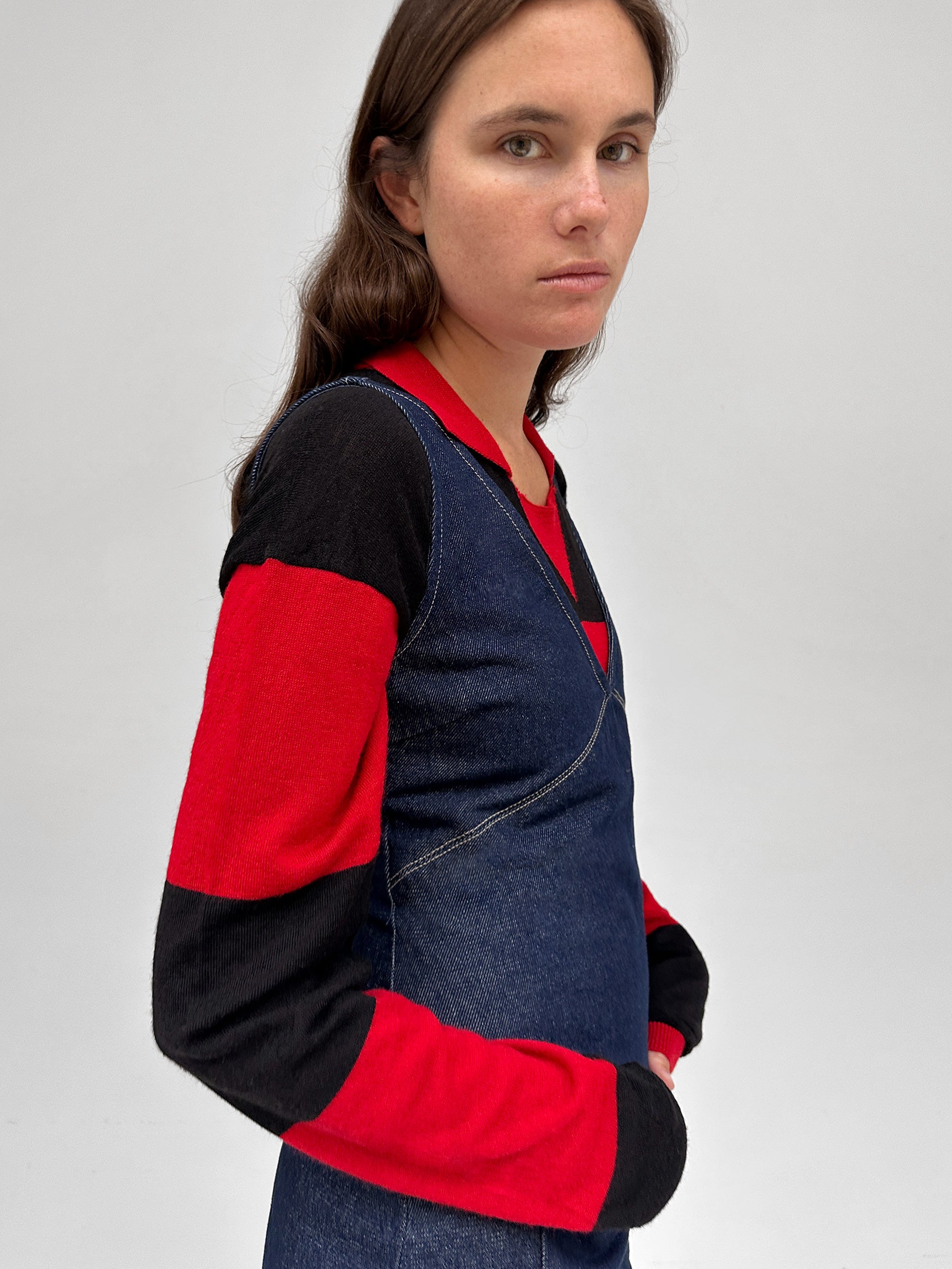 Jess Polo Stripes Red Black – Gimaguas