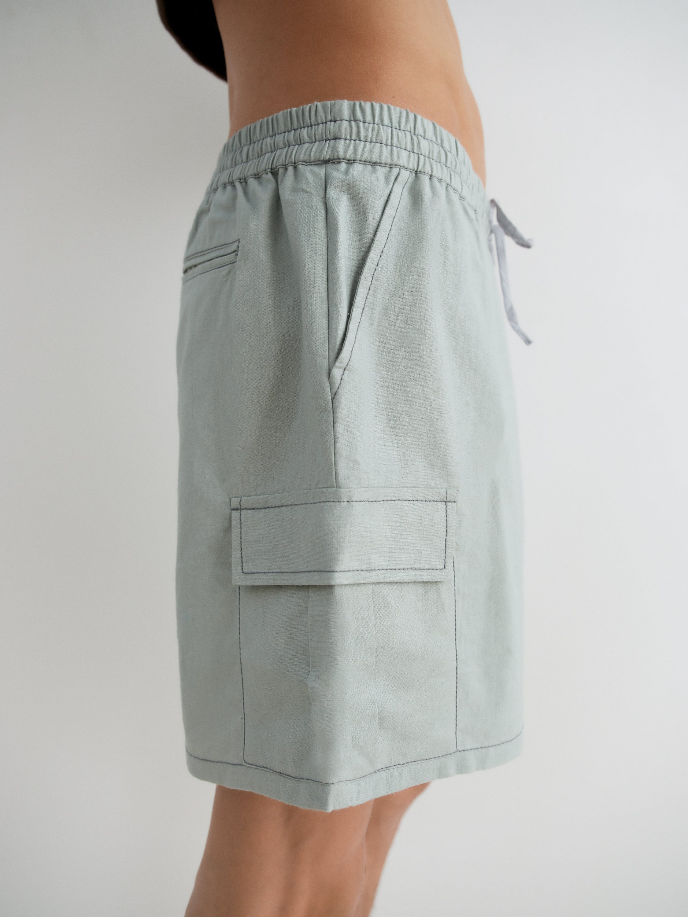 Juma Shorts Light Green - Bottoms - Gimaguas