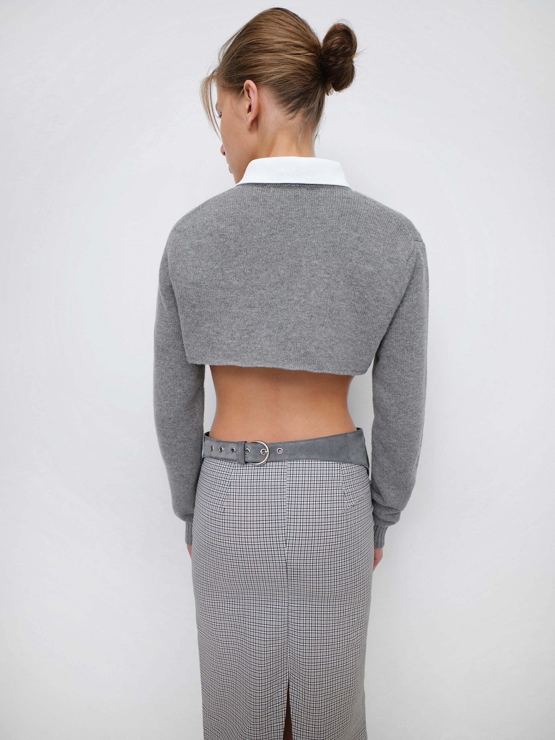 LA Cashmere Jumper Grey - Knitwear - Gimaguas