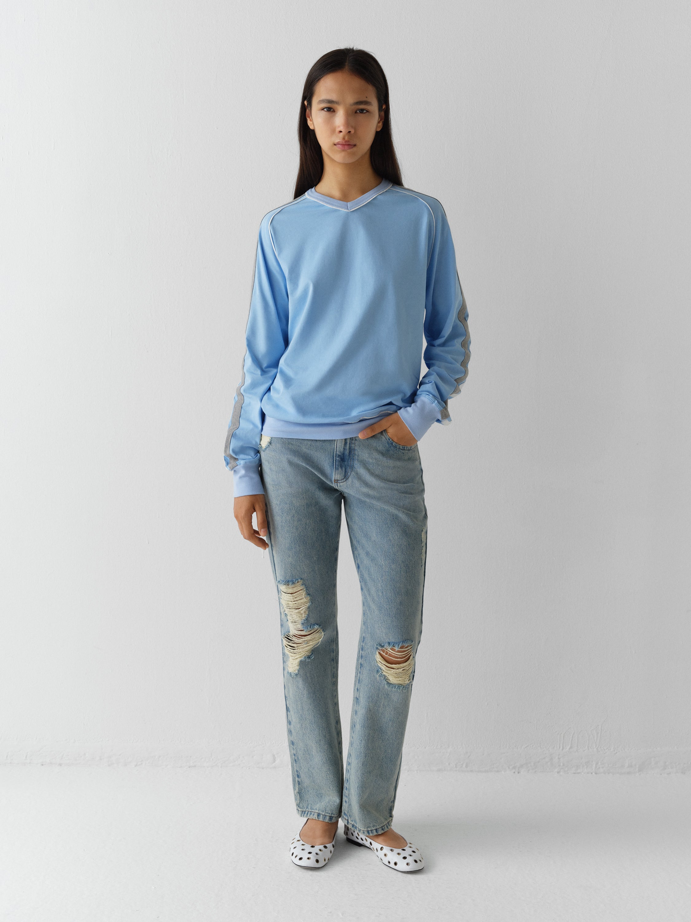 トップス gimaguas tops Gimaguas tie-front Halter Top | Grey | FARFETCH