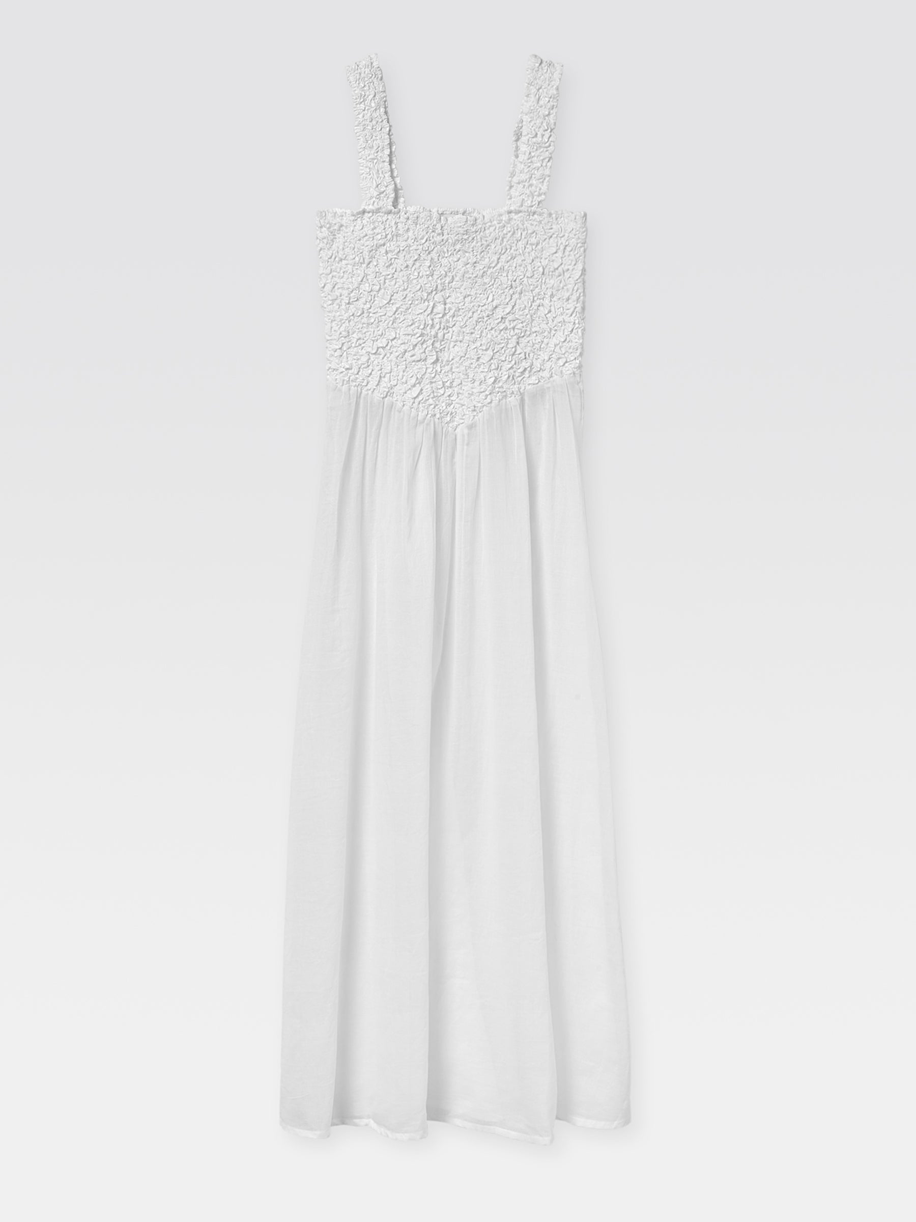 Fole Maxi Dress White - Gimaguas