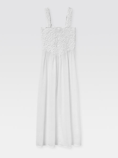 Fole Maxi Dress White - Gimaguas