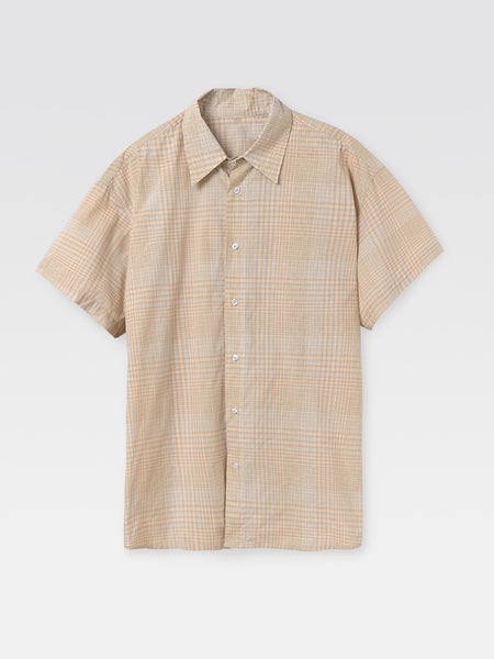 Jake Short Sleeve Shirt Brown - Bottoms - Gimaguas