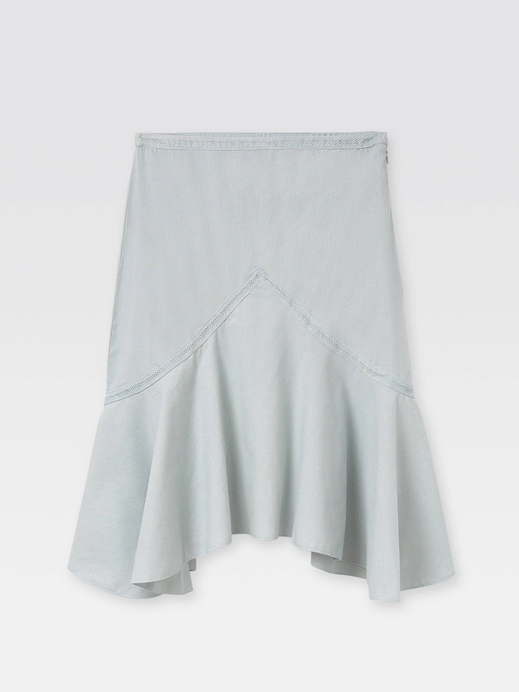 Cariño Midi Skirt Light Grey - Bottom - Gimaguas