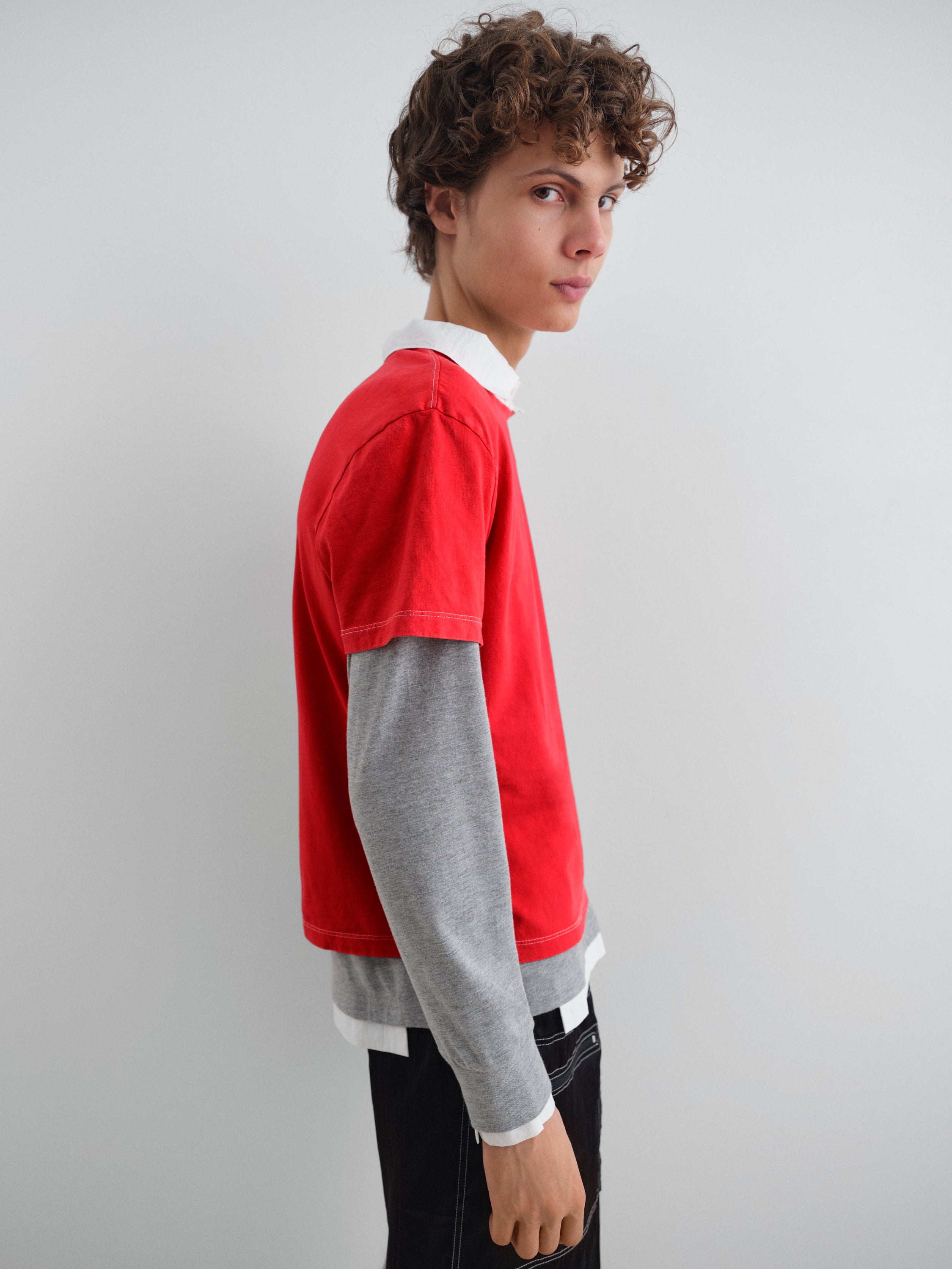 Red short-sleeve unisex t-shirt in cotton – Gimaguas