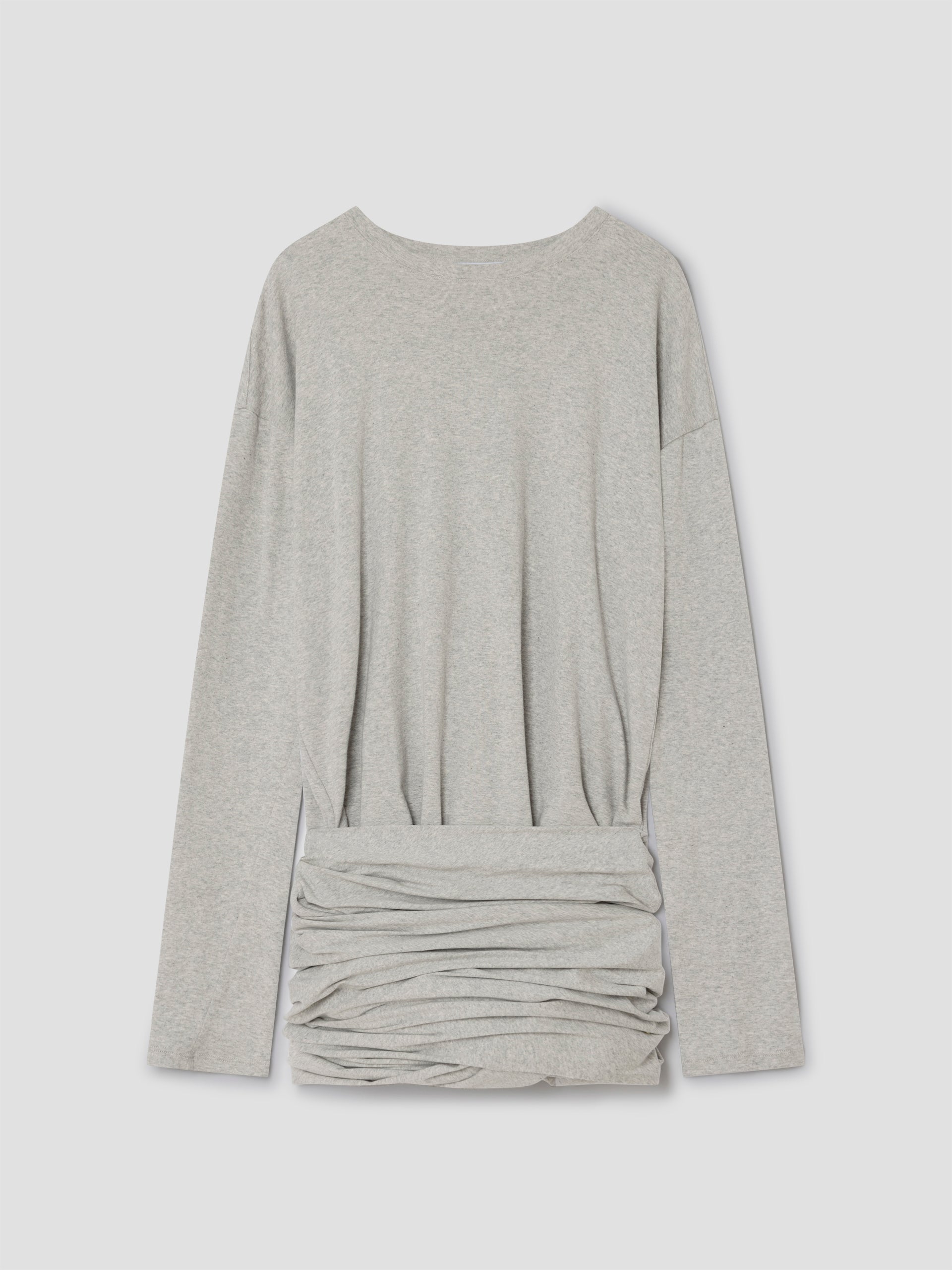 Convertible t-shirt dress for women in grey melange – Gimaguas
