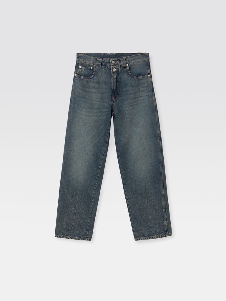 Baggy Trousers Dark Blue - Bottoms - Gimaguas