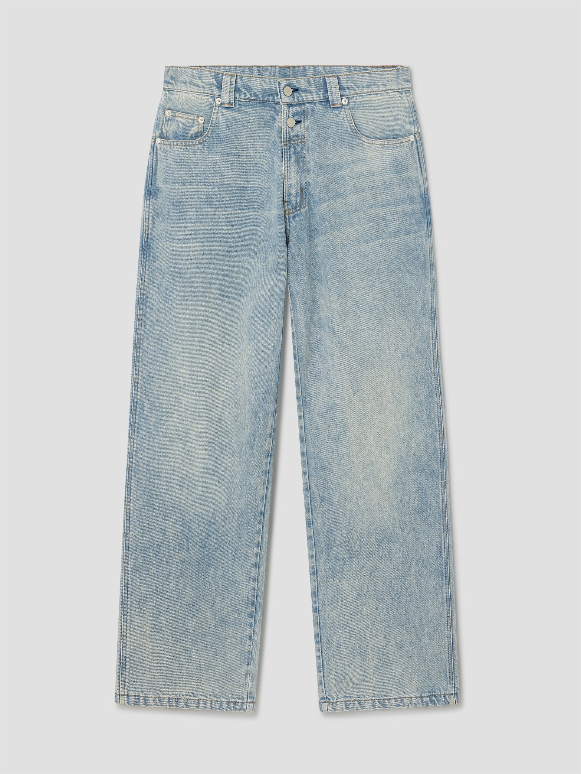 Vintage Washed Denim Baggy Trousers. Unisex Fit – Gimaguas