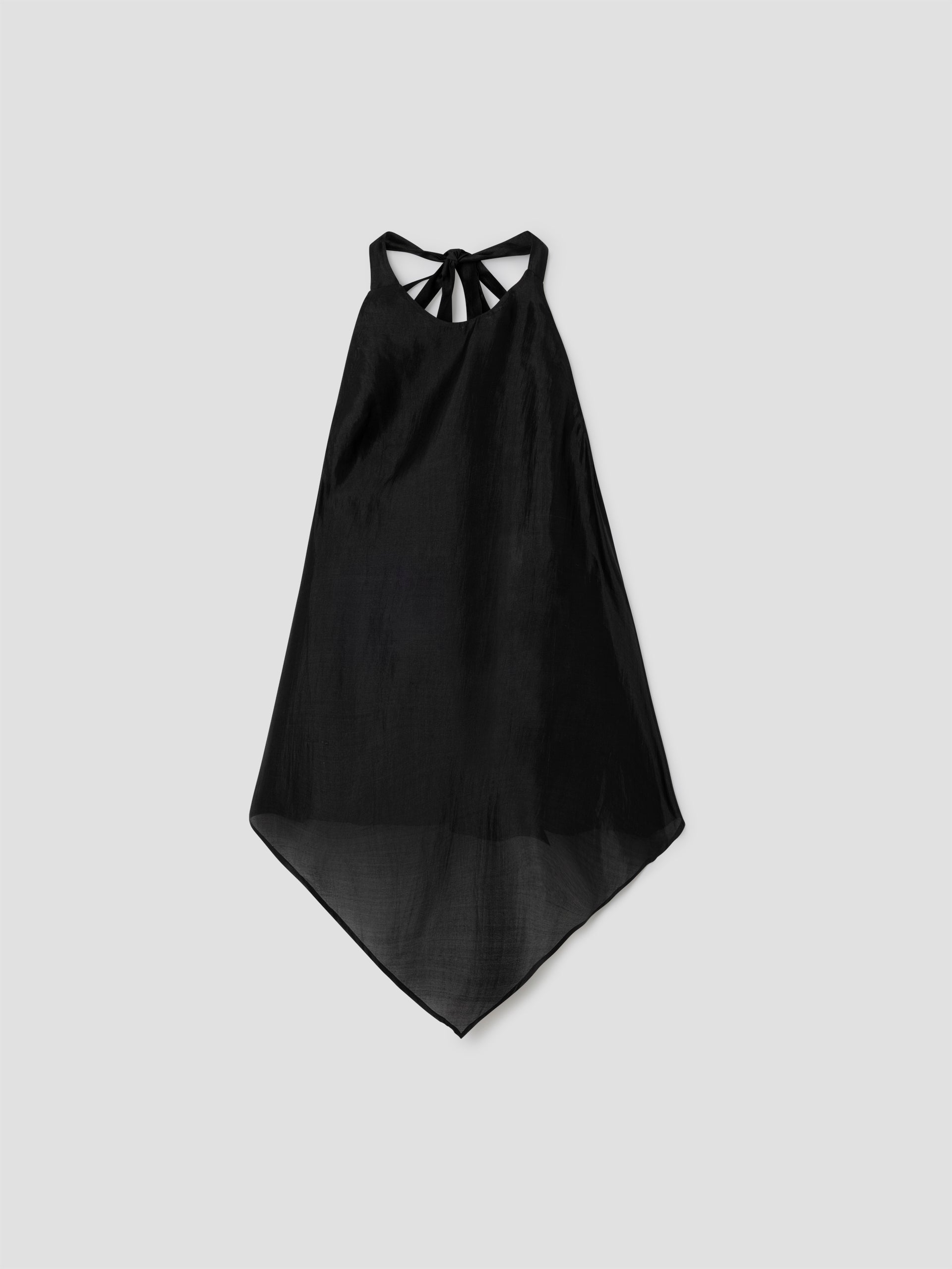 Women's Black Fitted Top Flared Hem. Gimaguas
