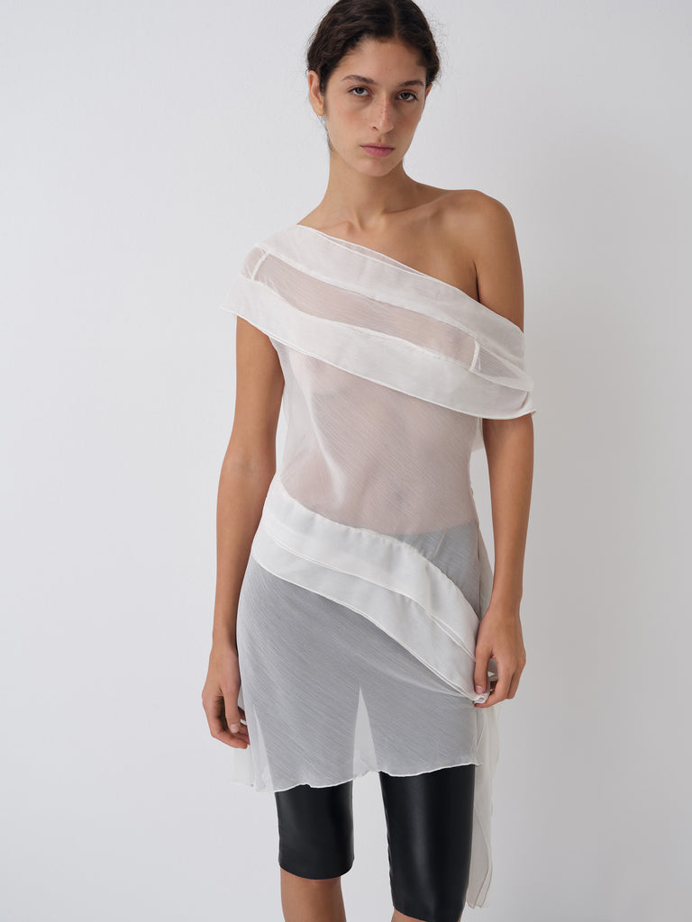 gimaguas kite mini dress Kite Mini Dress White - Long sleeves