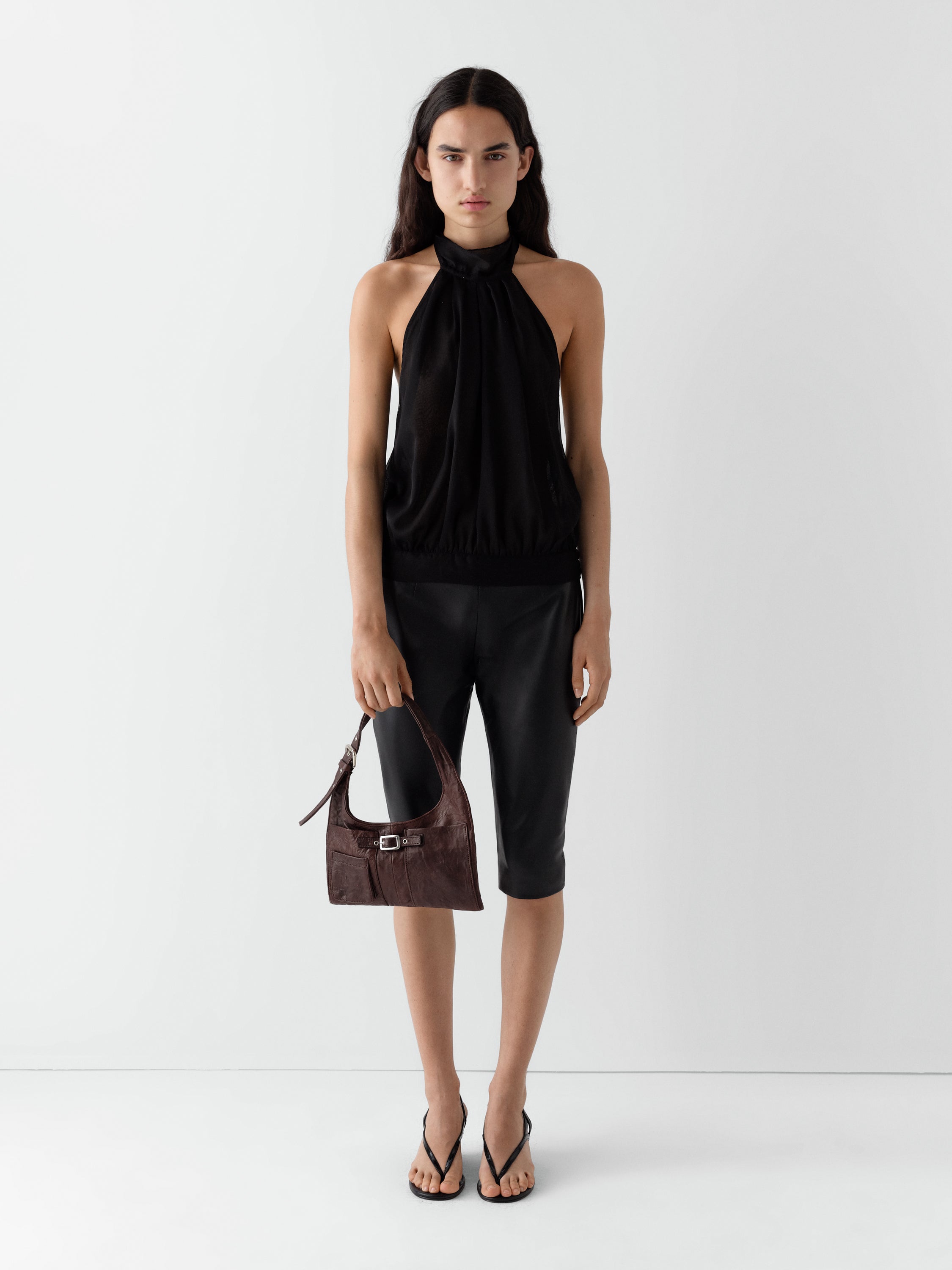 Mini Nicole Bag Brown - Leather Bag - Gimaguas