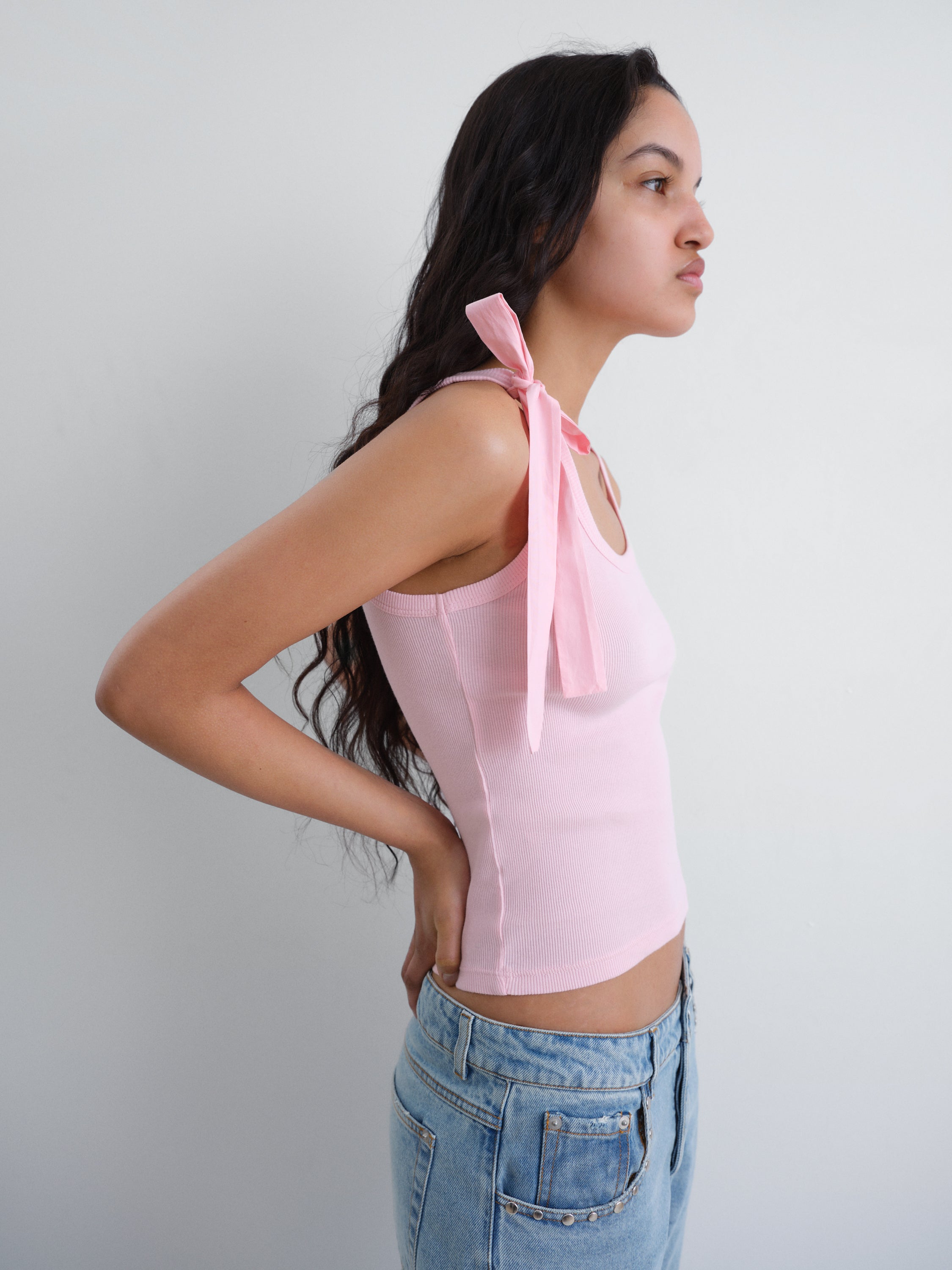 トップス Gimaguas Bow top \"PINK\" Bow Top Pink - Tank Top - Gimaguas