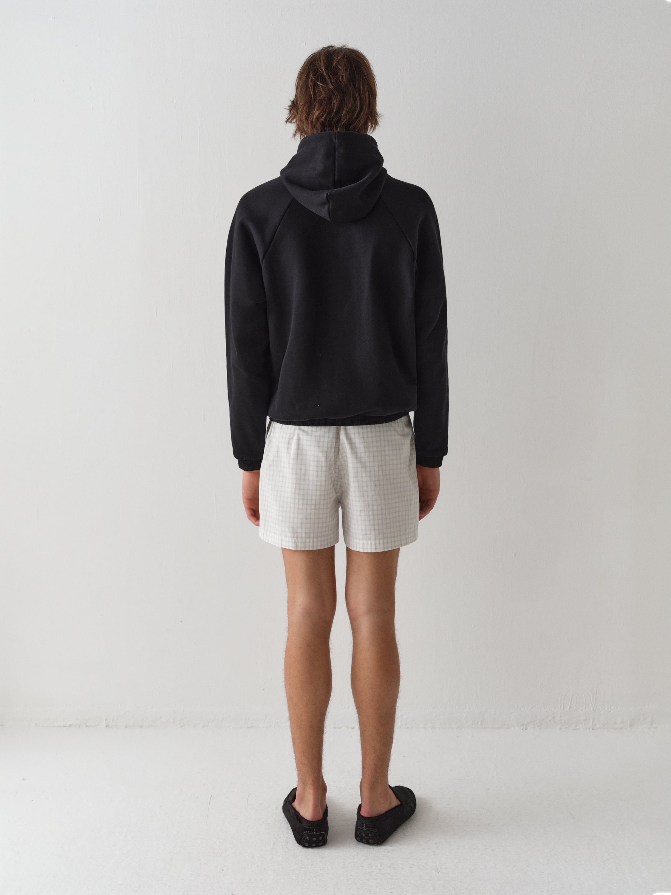 Unisex black hooded track jacket with contrast pockets – Gimaguas