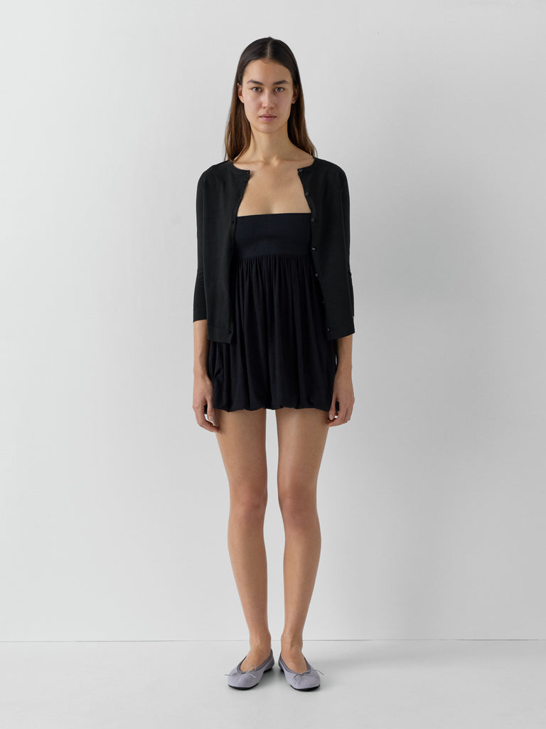 Women's Black Knit Cardigan Three-Quarter Sleeve. – Gimaguas Women's Black Knit Cardigan Three-Quarter Sleeve. – Gimaguas