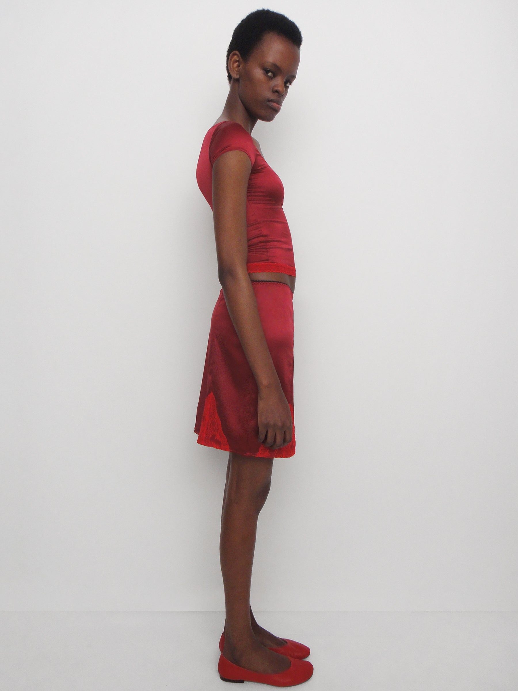 Blair Skirt Burgundy – Gimaguas