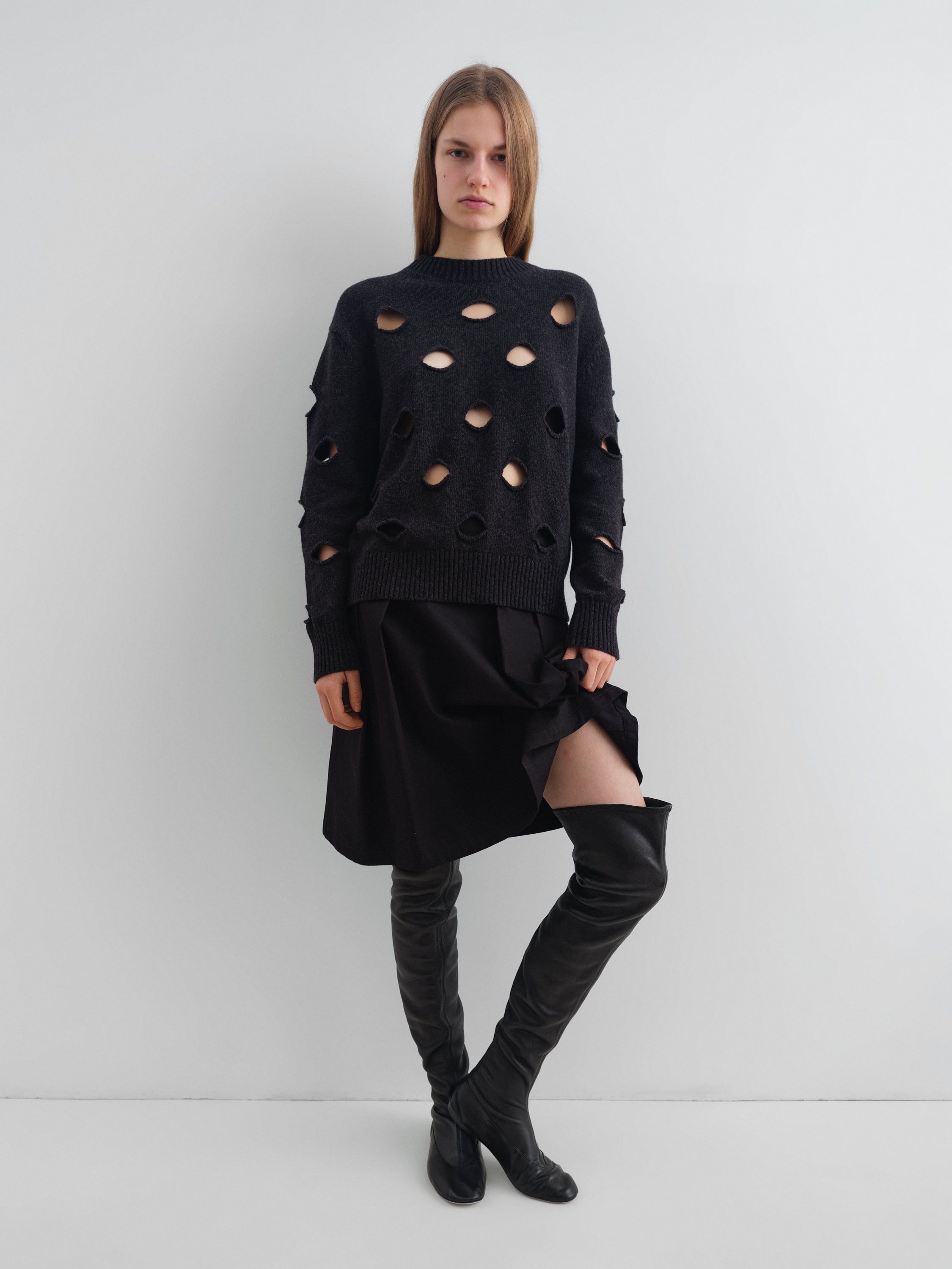 BiBi Grant GIRDLE ブラック 丈/10分丈 BiBi Grant GIRDLE ブラック 丈/10分丈