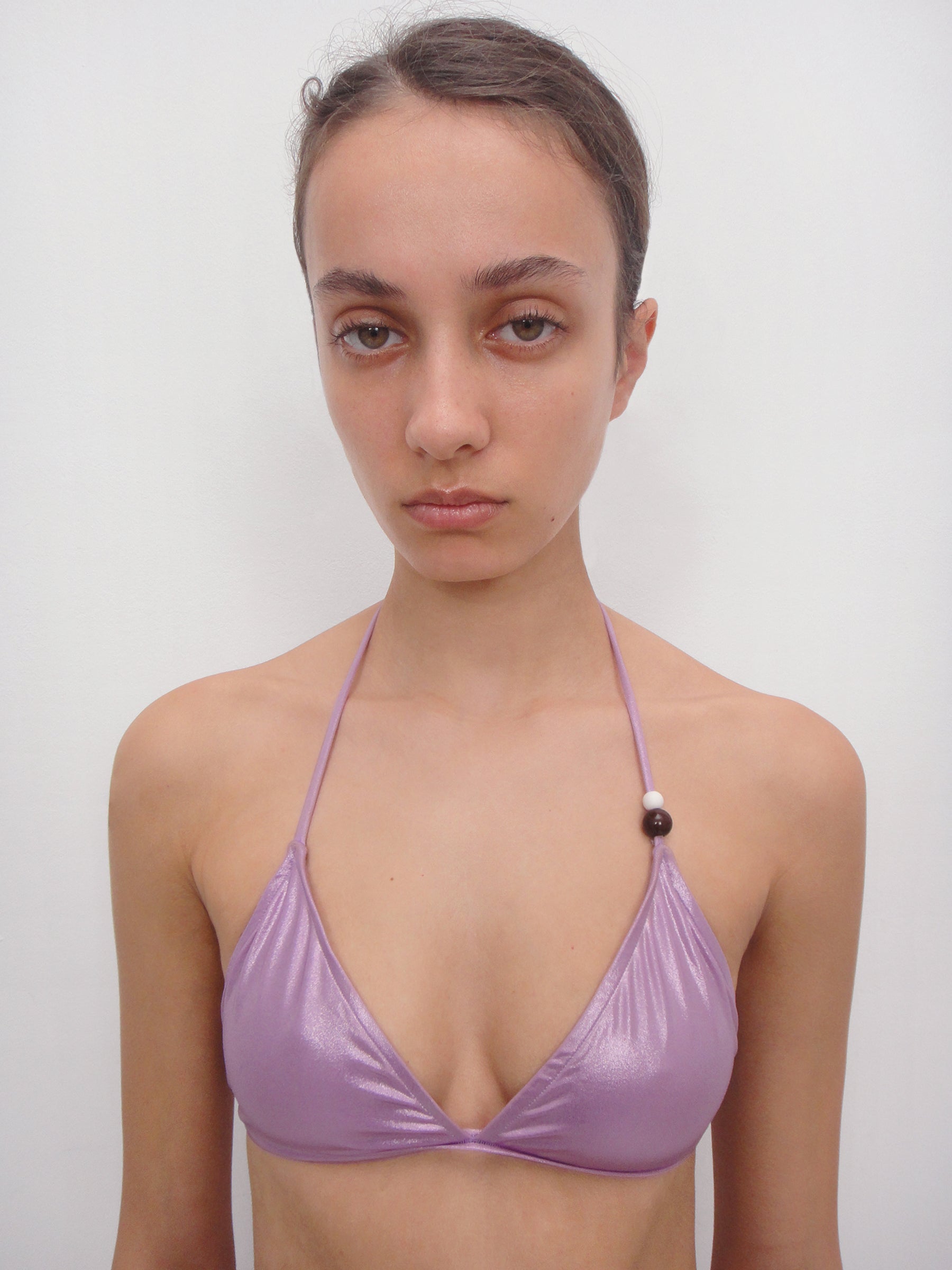 Chloe Bikini Top Metallic Pink – Gimaguas