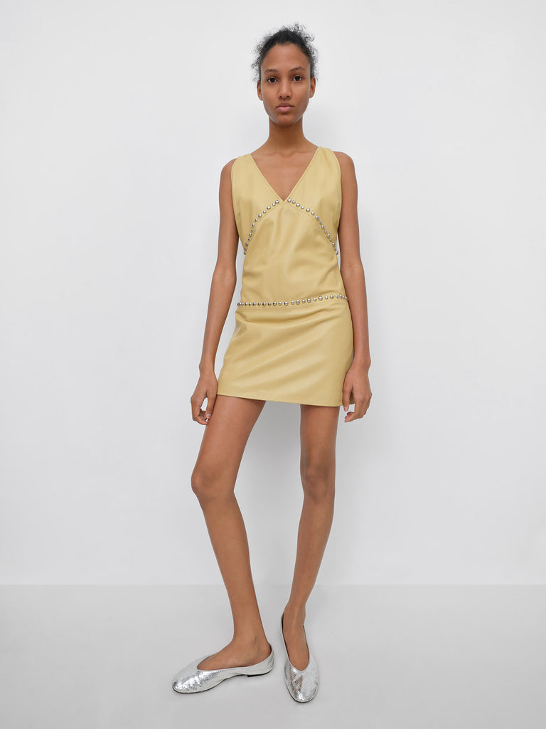 City Mini Dress Butter - Leather - Gimaguas City Mini Dress Butter - Leather - Gimaguas