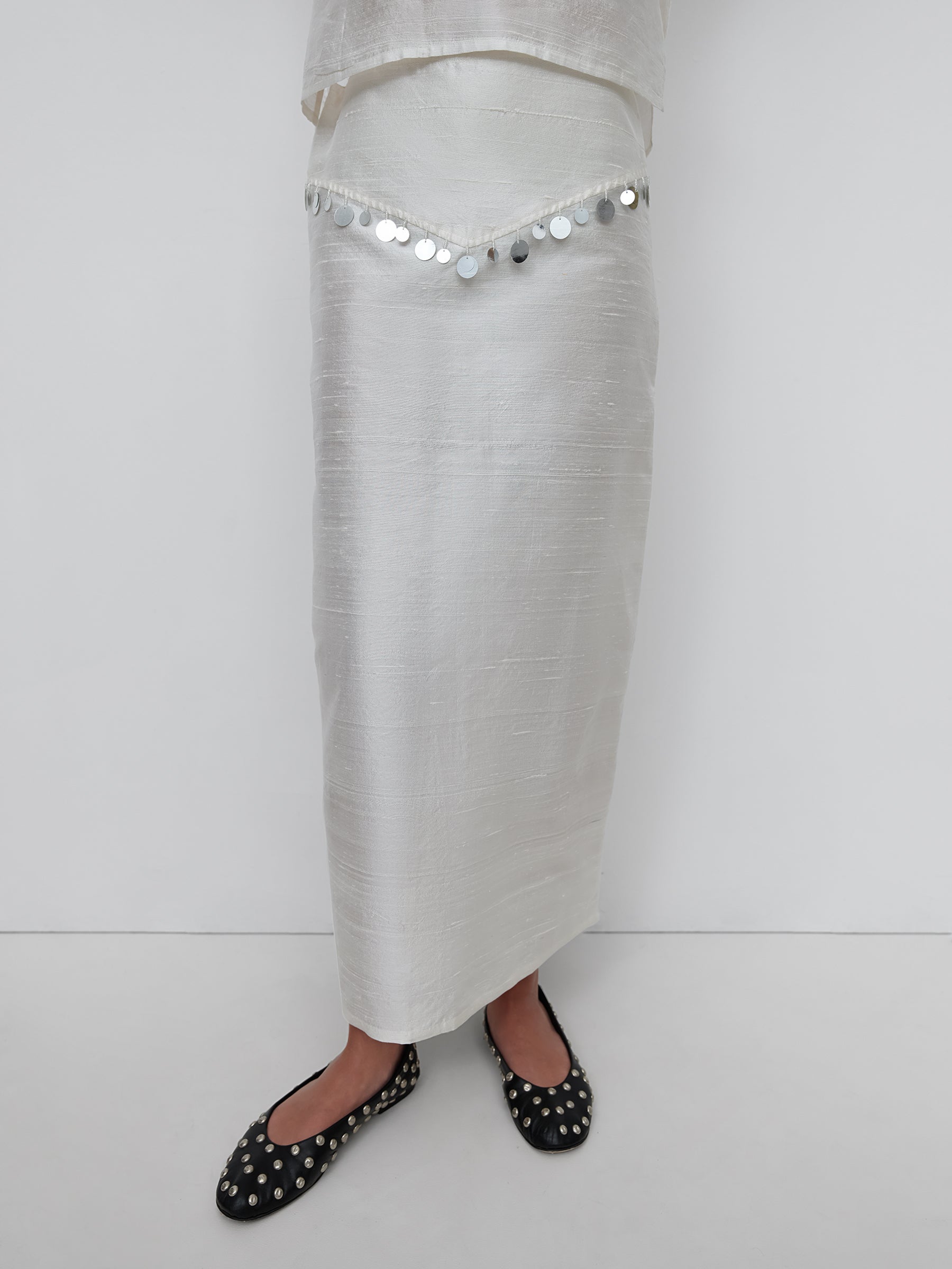 Diane Maxi Skirt White - Bottom - Gimaguas