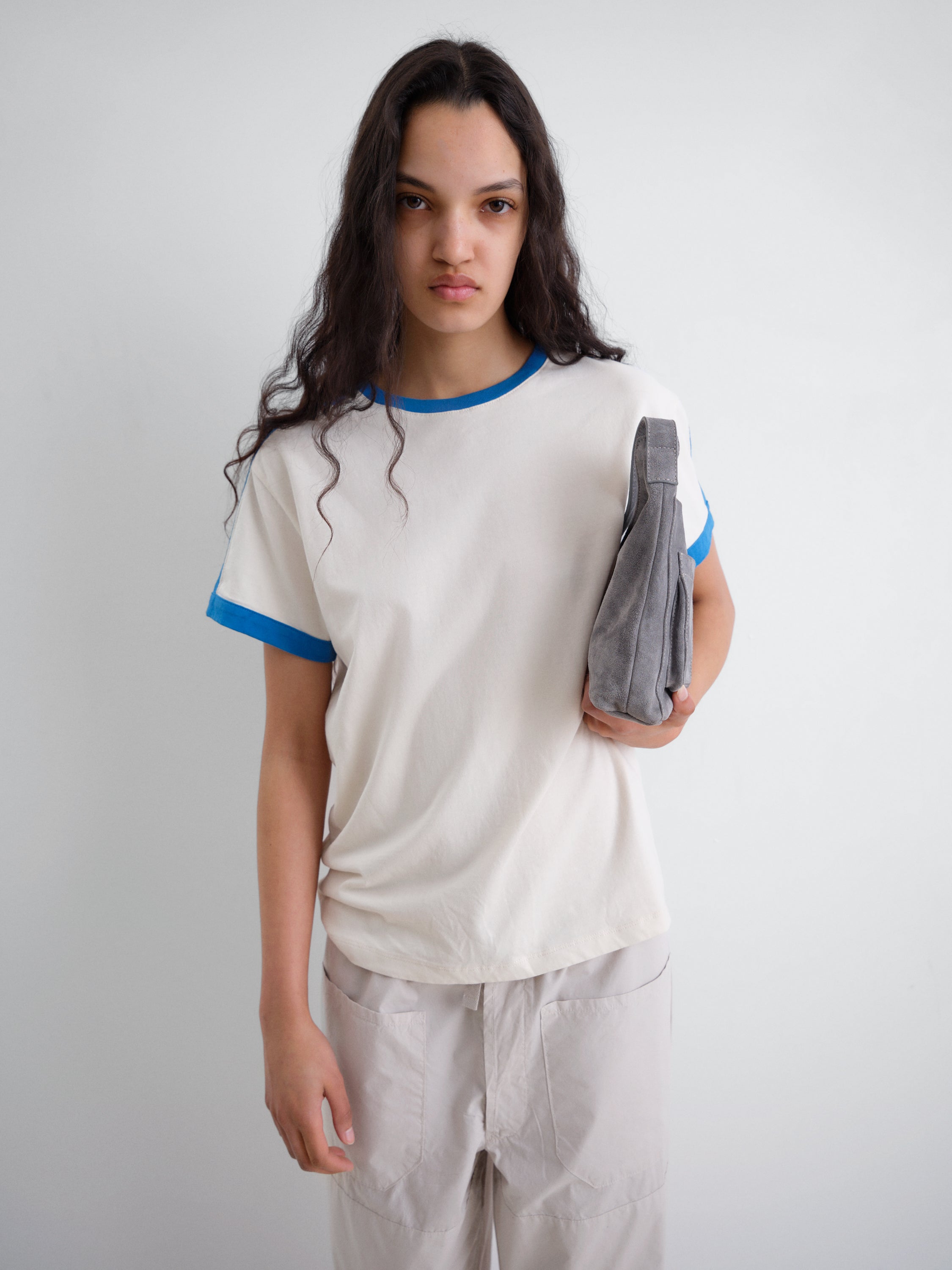 Diego Short Sleeve T-Shirt Top - Grey Blue - Gimaguas