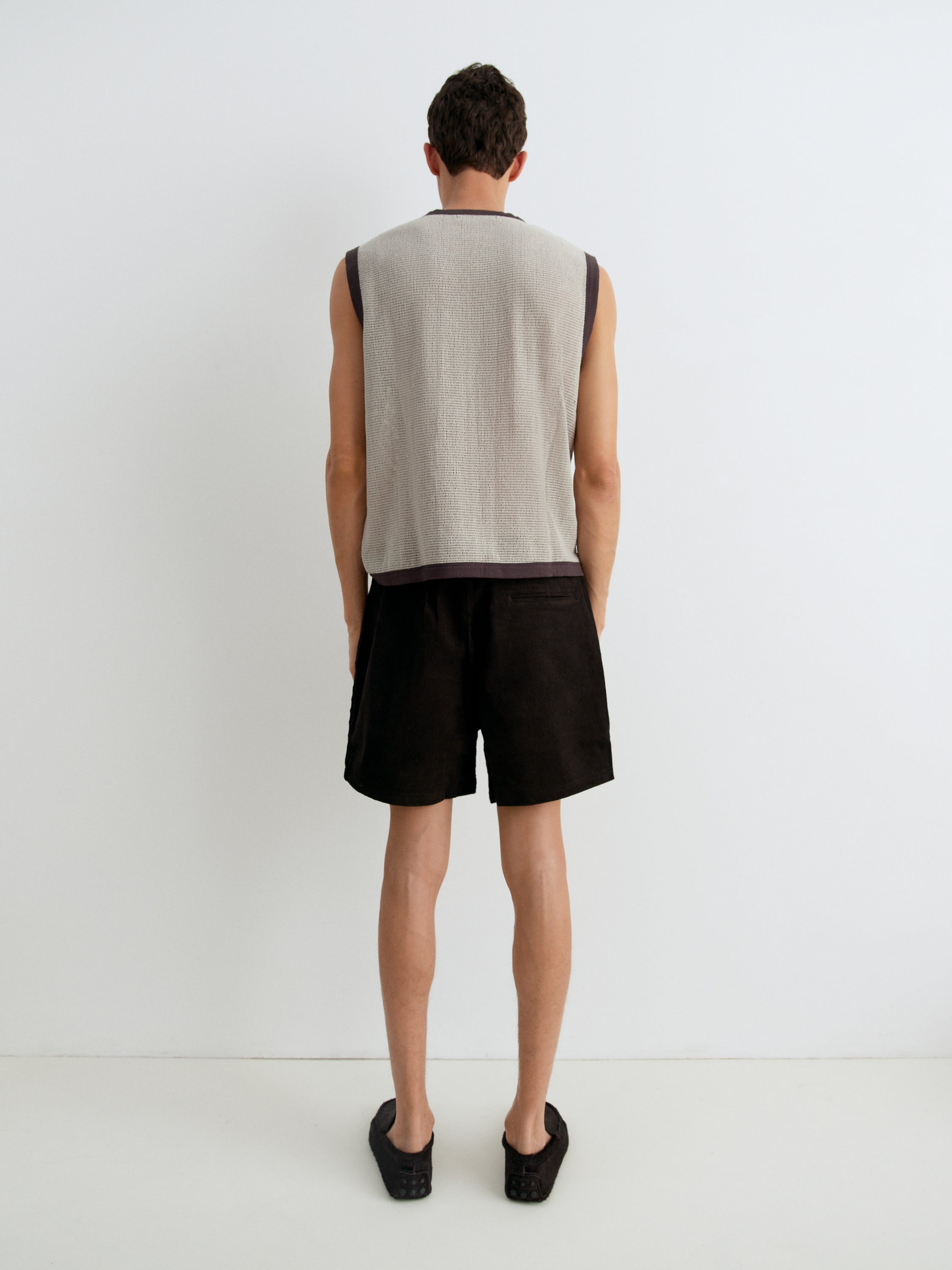 新品同様Letra MIMOSA Black / Cream (SHORT S) Smooth Moves PU High-Rise Shorts | Windsor