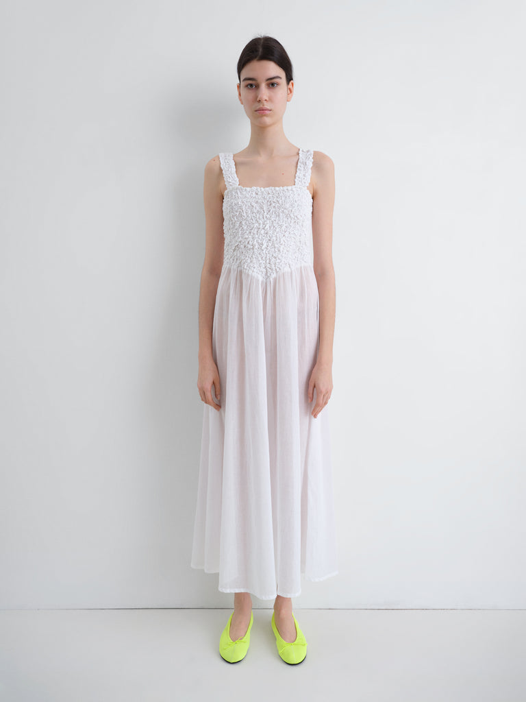 gimaguas lace dress Fole Maxi Dress White