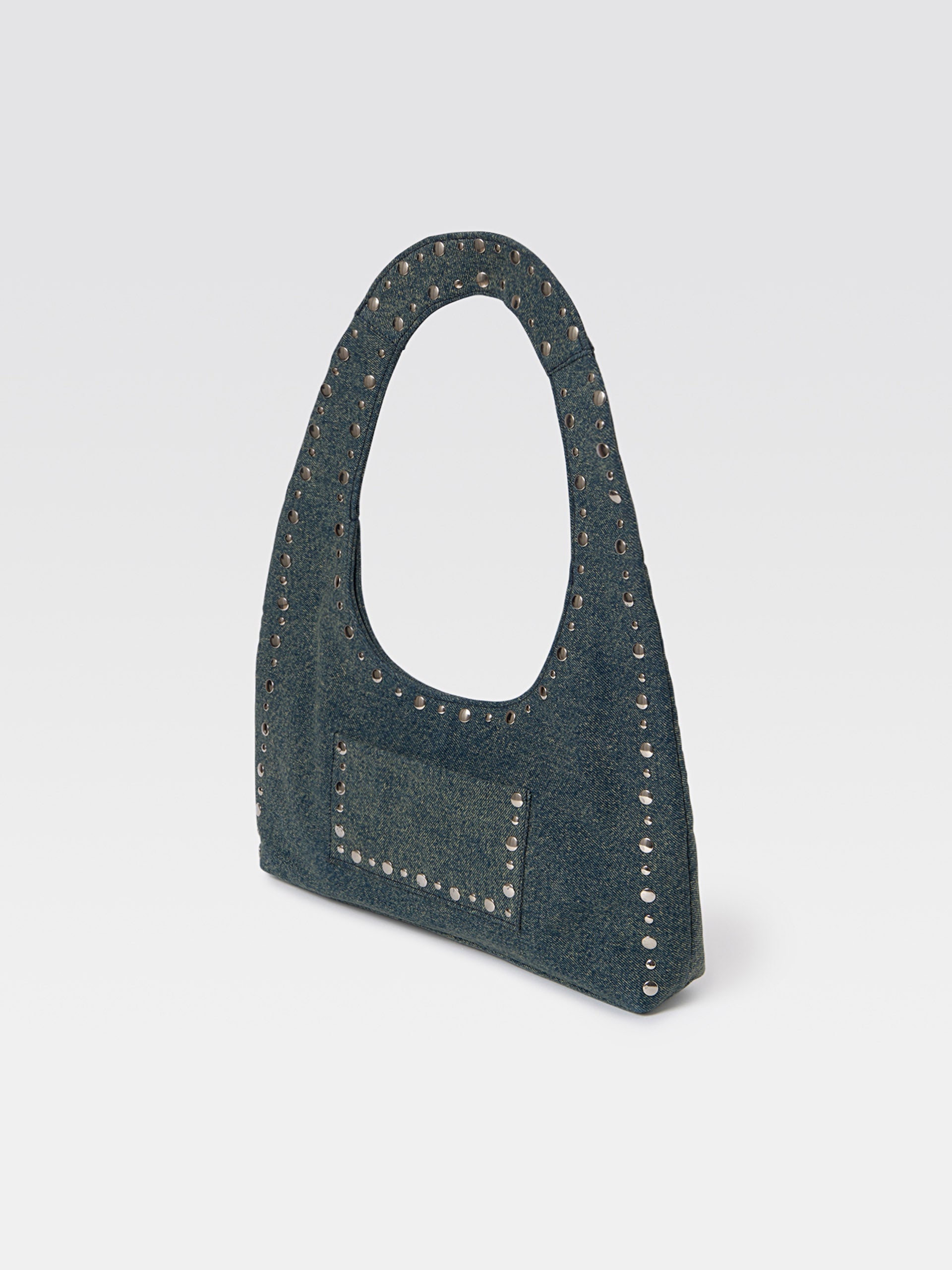 Franca Bag Denim Blue - Leather Bag - Gimaguas