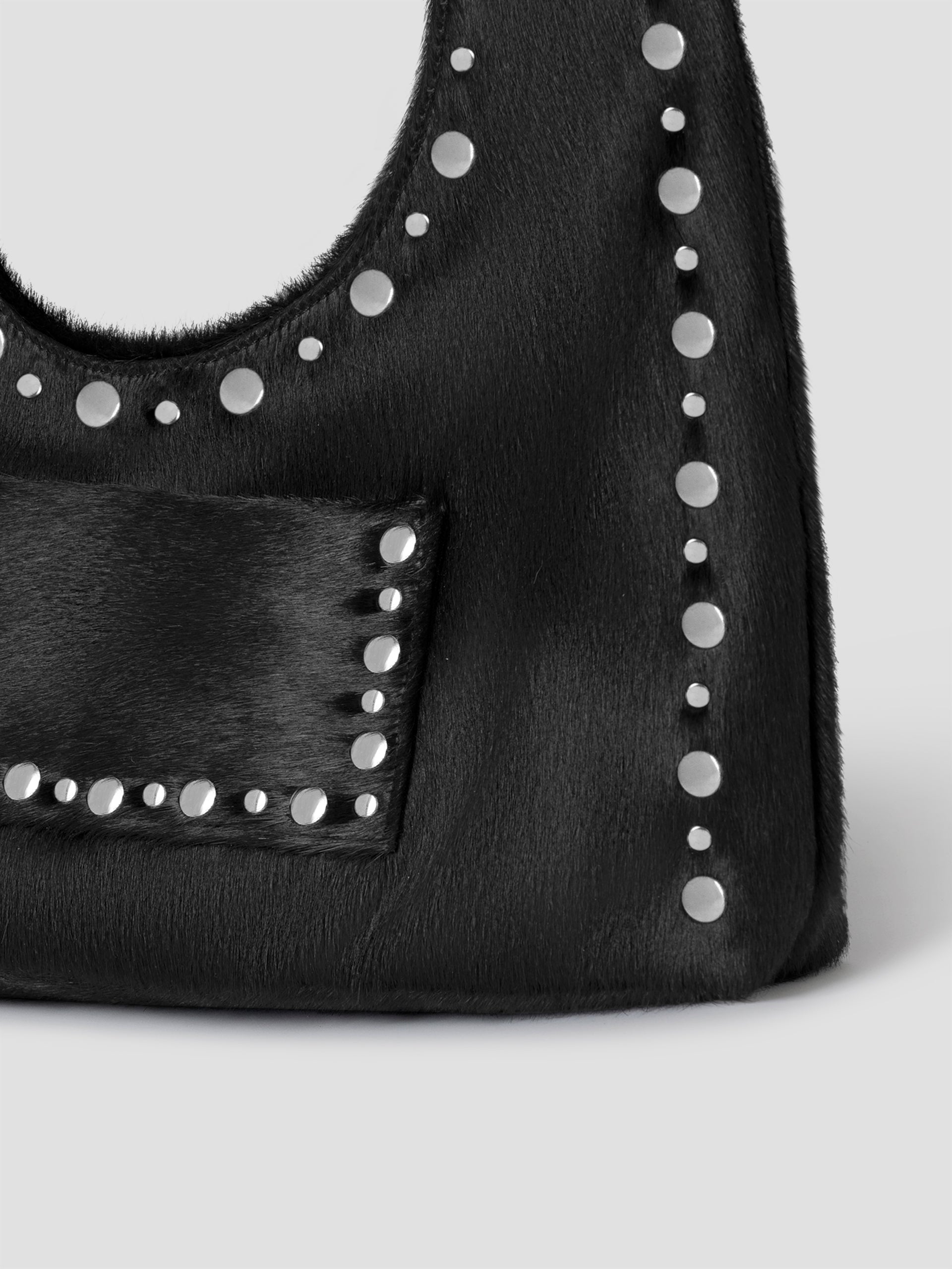 Franca Bag Ponny Black - Leather Bag - Gimaguas