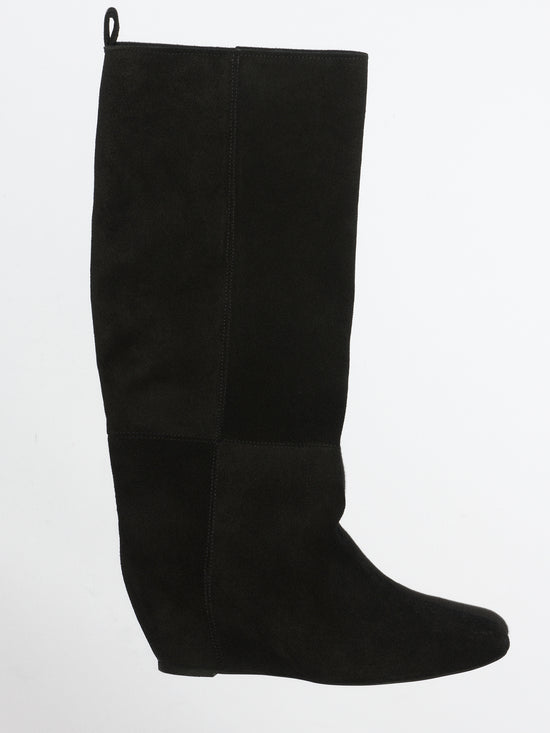 Wedge Suede Boot