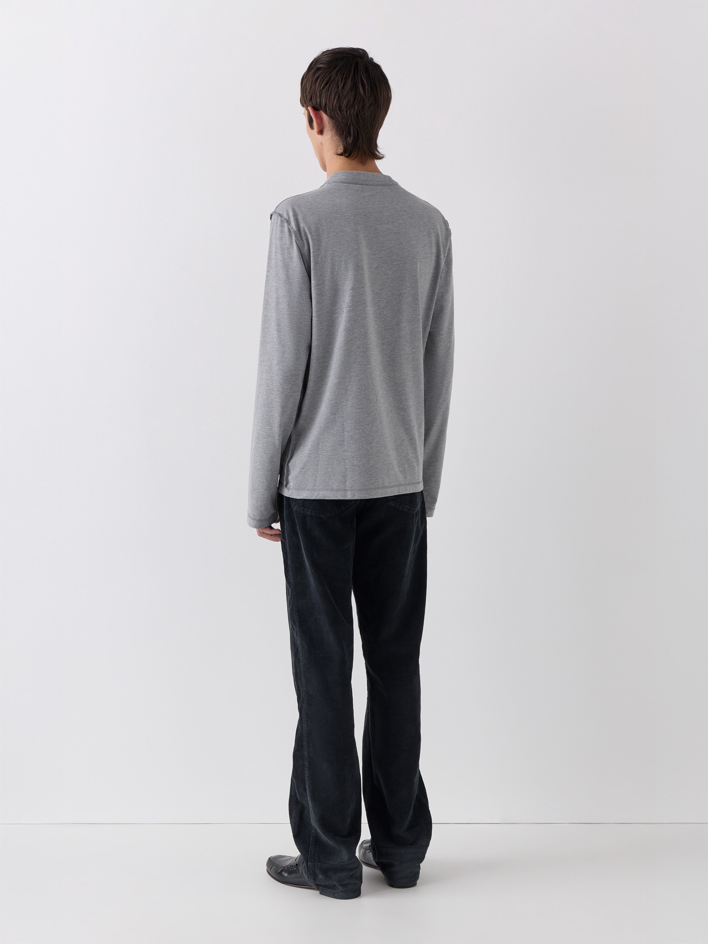 Grey Long Sleeve T-Shirt | Neon Logo – Gimaguas