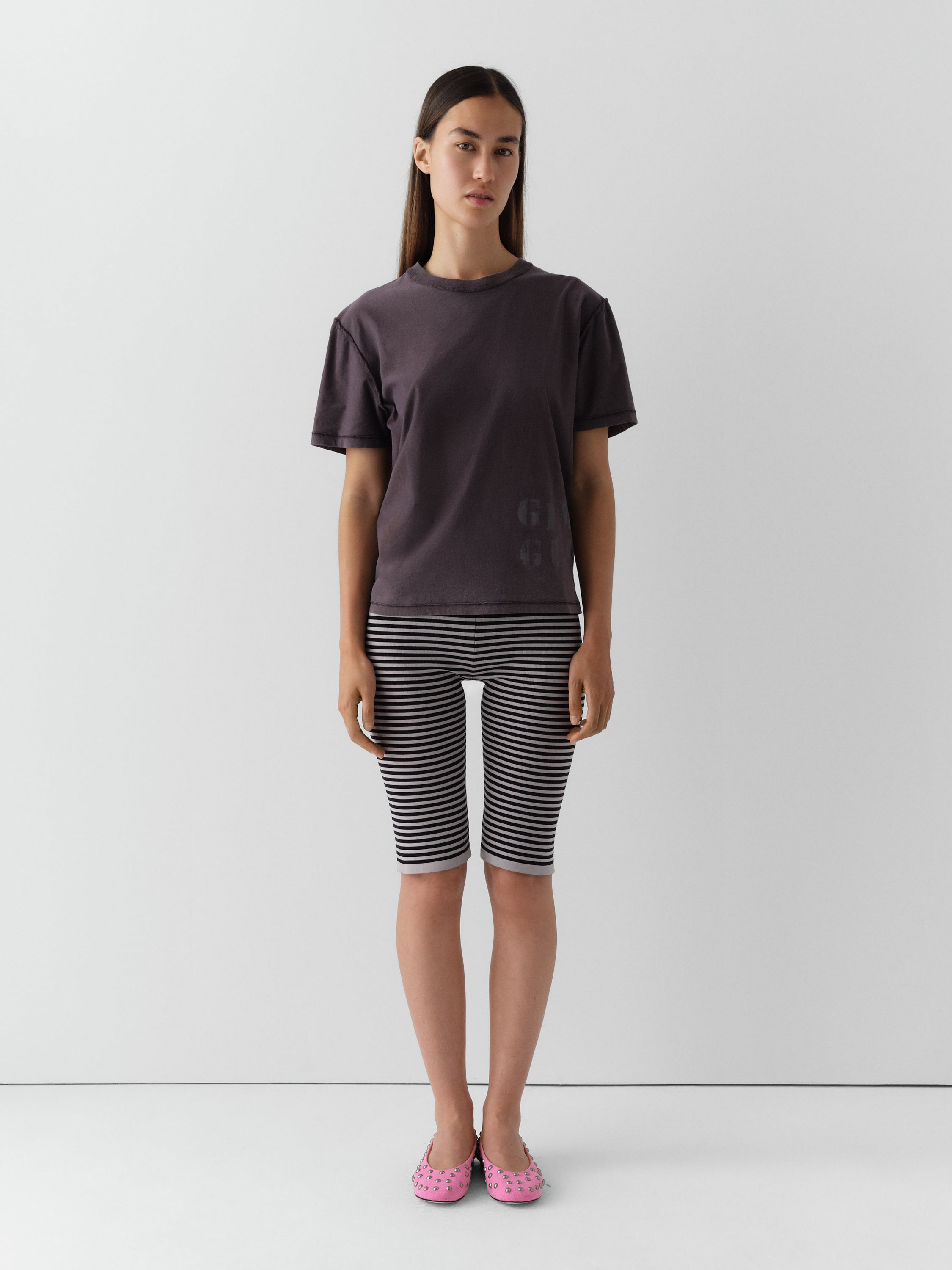 Brown Unisex T-Shirt | Grey Gimaguas Logo